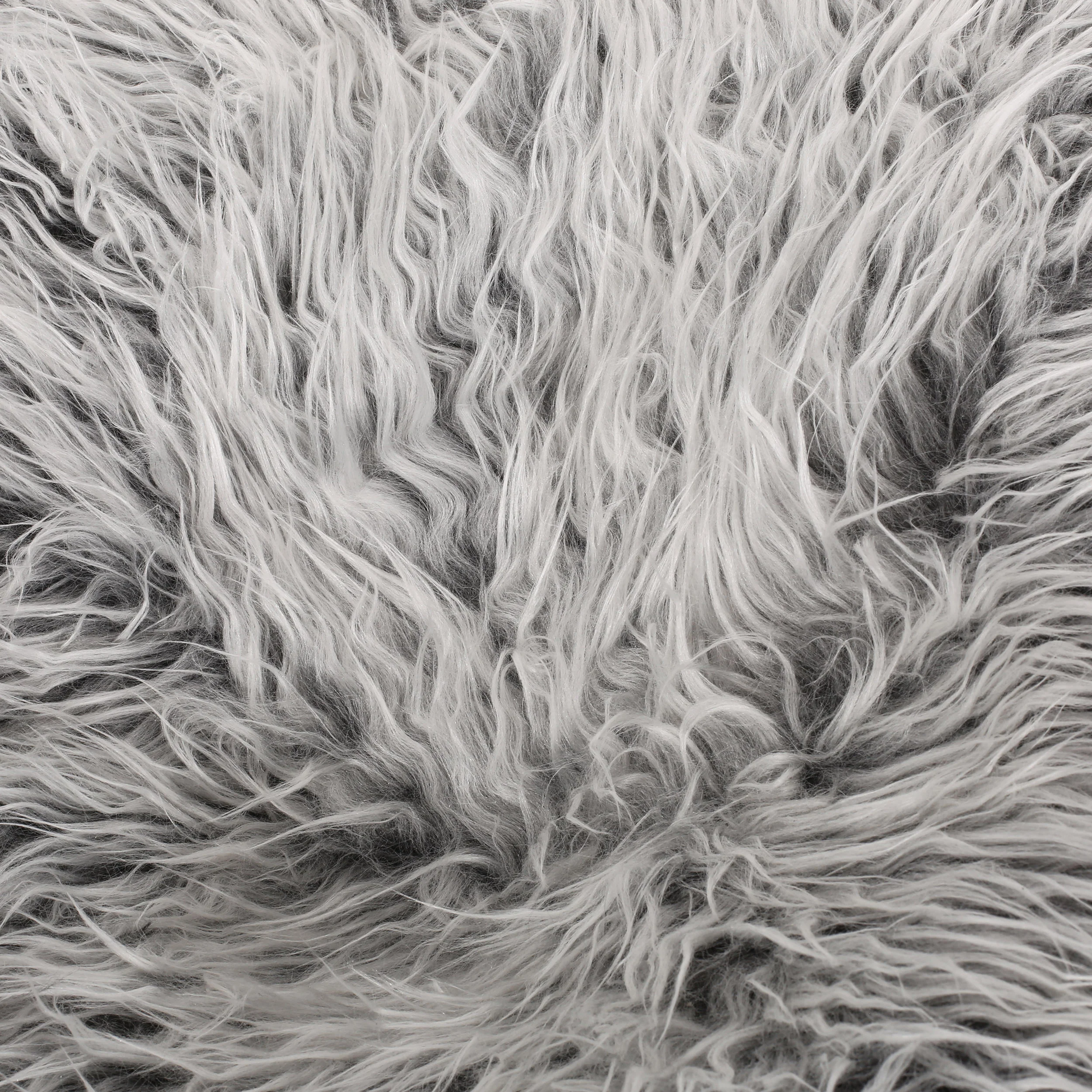 Dundas Modern Glam 3 Foot Faux Fur Bean Bag - furnishings
