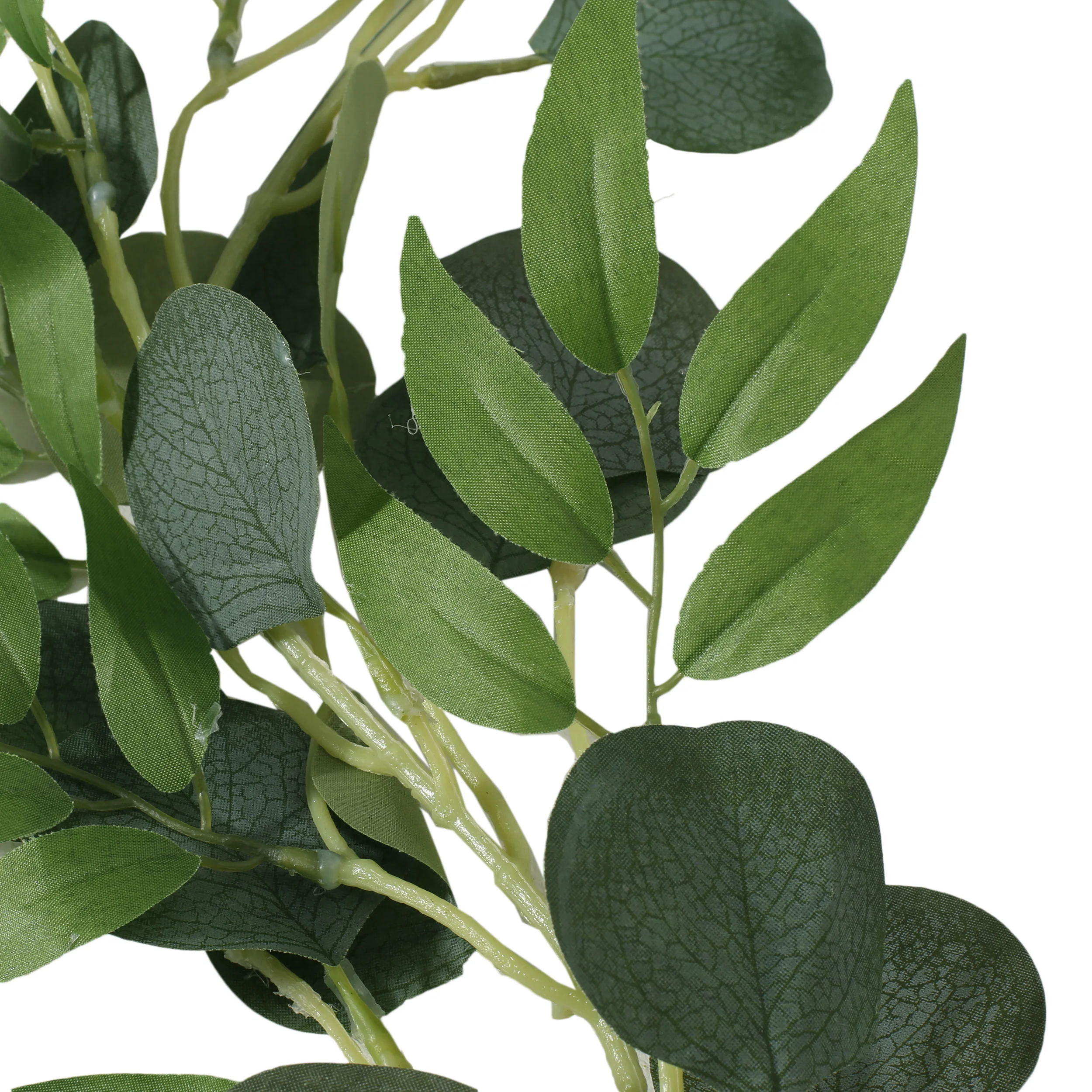 Cragin 6.5-foot Eucalyptus Vine Artificial Silk Garland, Green - furnishings