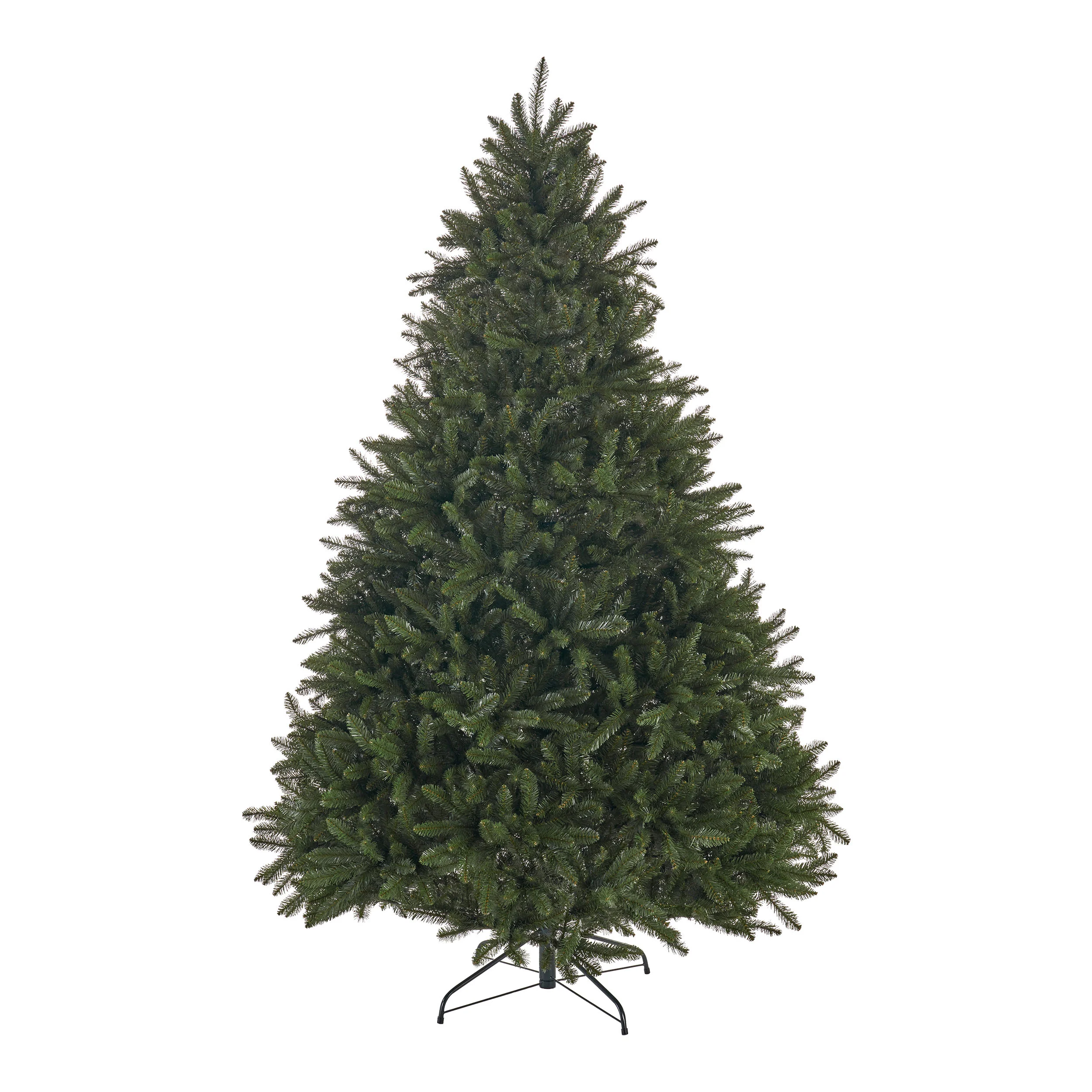 7-foot Norway Spruce Pre-Lit or Unlit Hinged Artificial Christmas Tree - furnishings