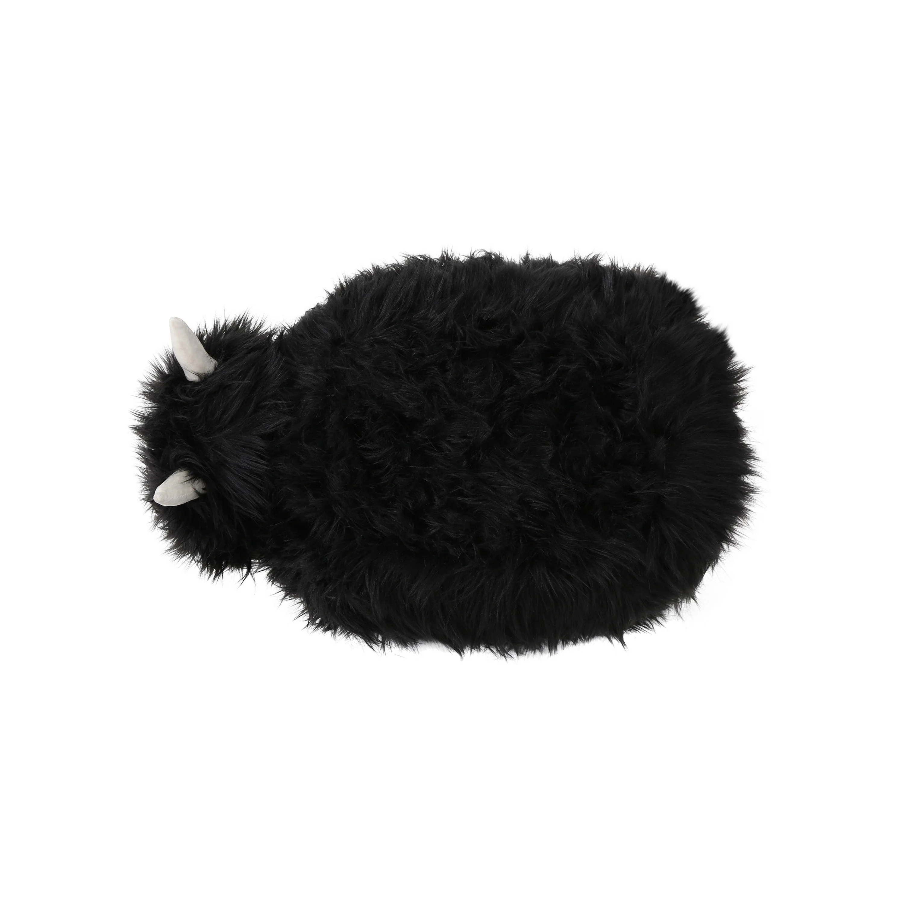 Kamla Furry Yak Ottoman - furnishings