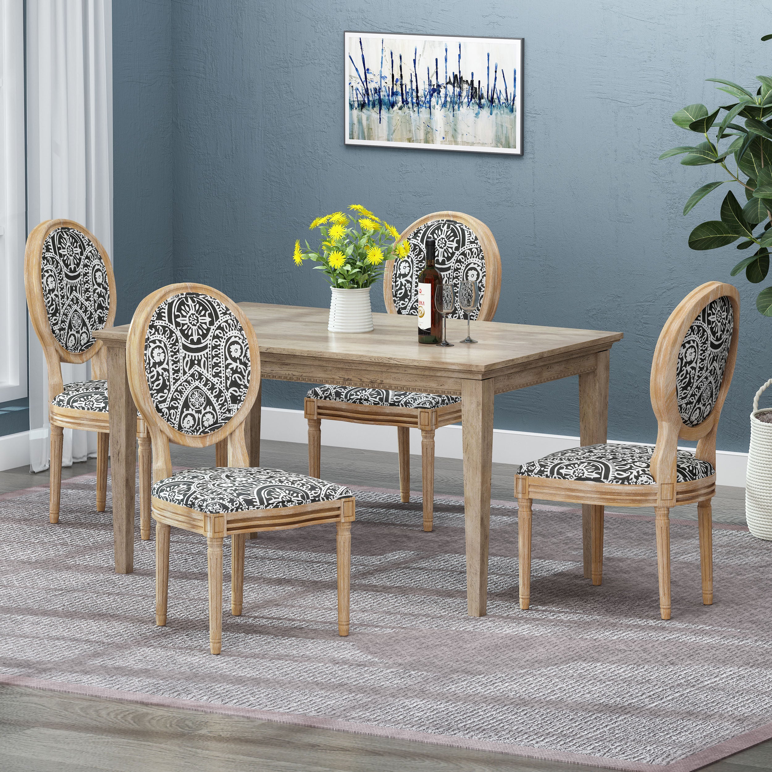 Lariya French Country Dining Chairs (Set of 4) - furnishings