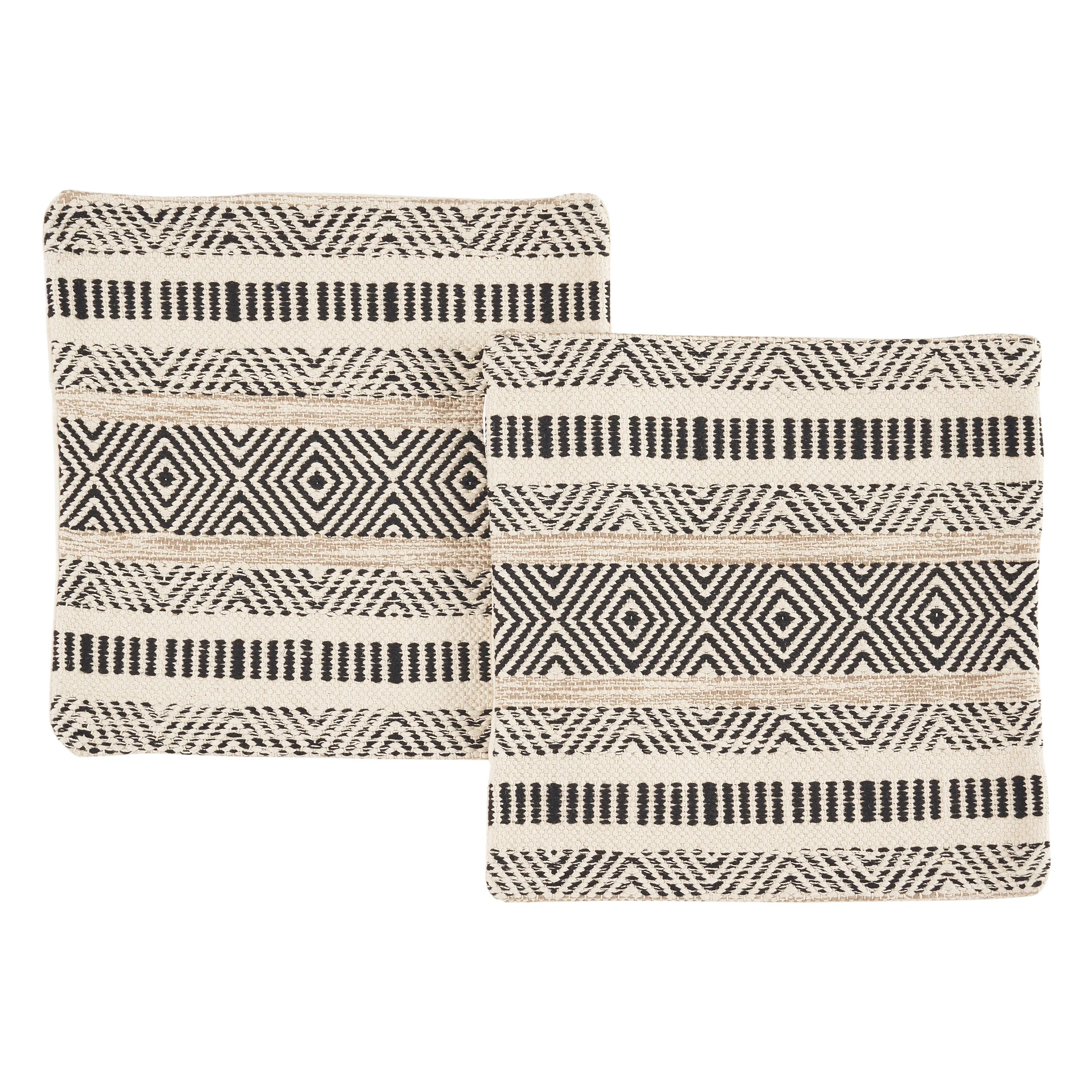 Tannen Boho Cotton Pillow Cover (Set of 2) - furnishings