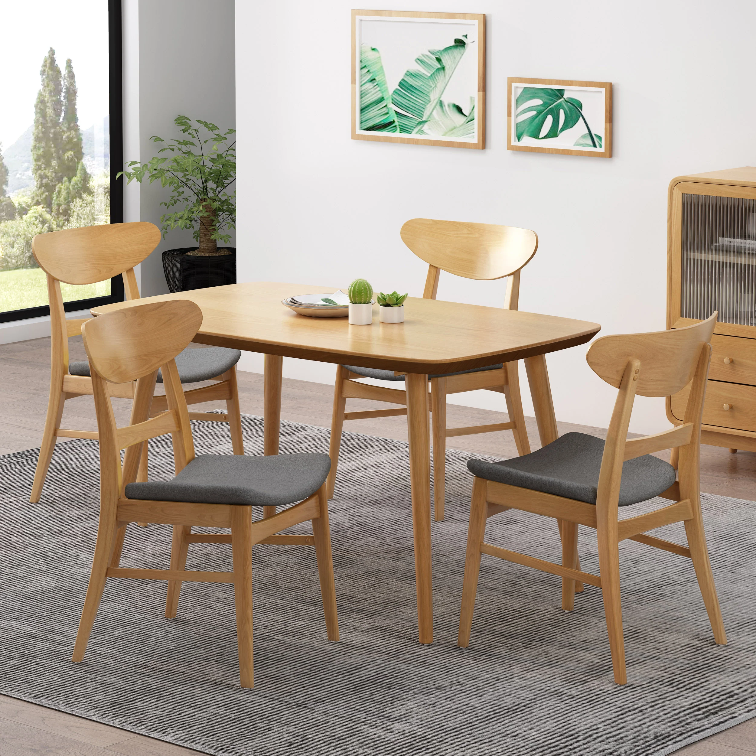 Isador Mid-Century Modern Dining Chairs (Set of 4) - furnishings