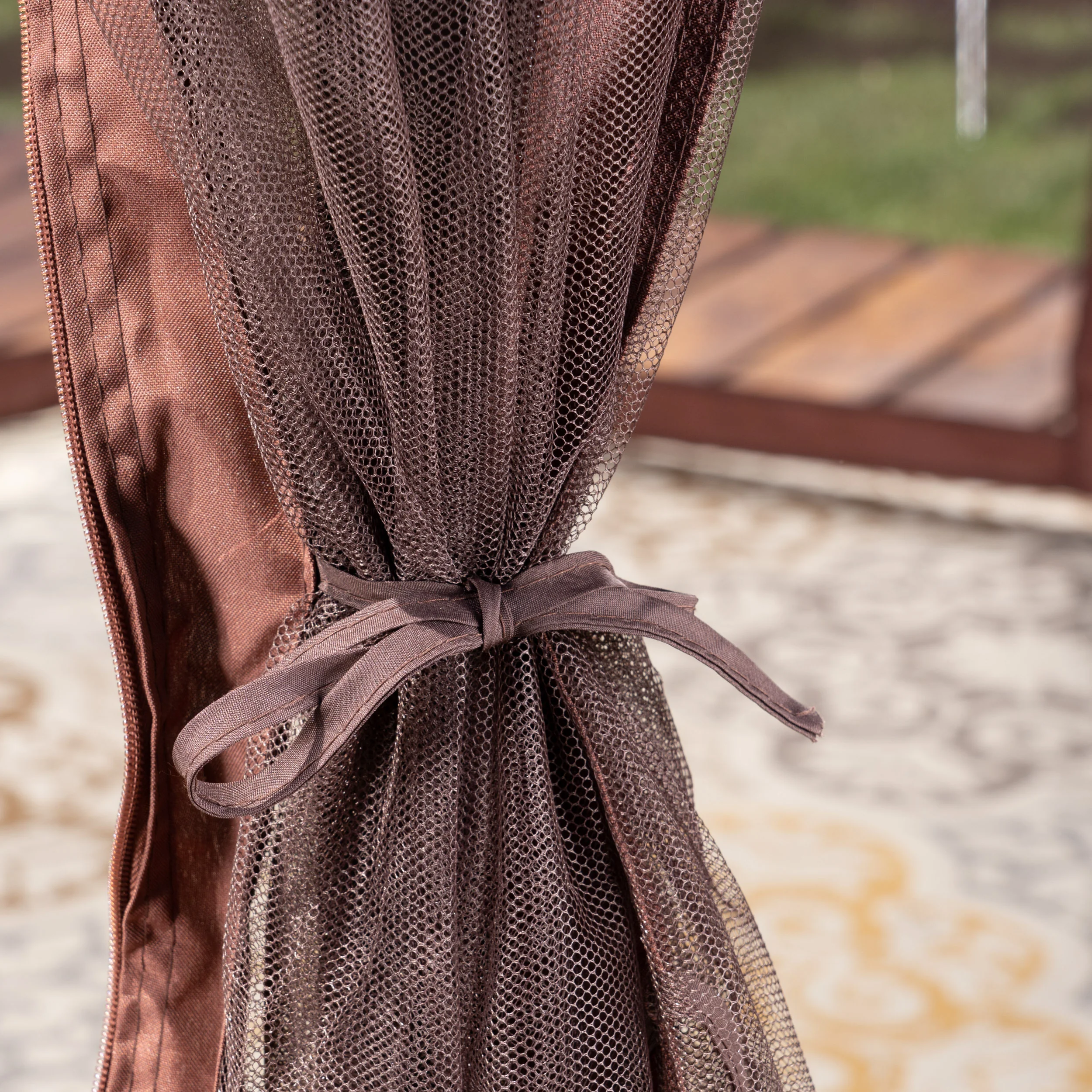 Olivia Outdoor Mosquito Netting 10 x 10 Foot Gazebo - furnishings
