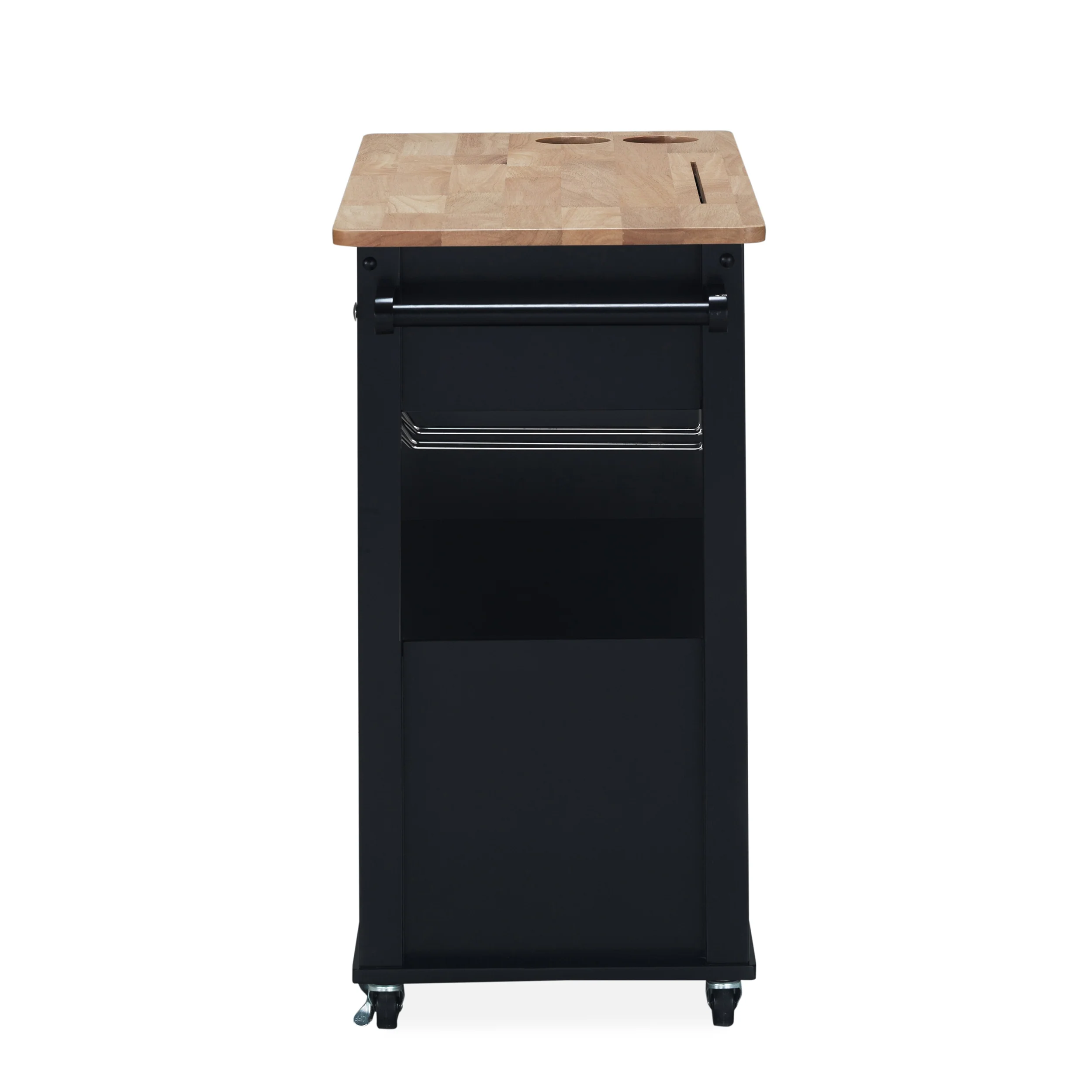 Julien Kitchen Cart with Wheels - furnishings