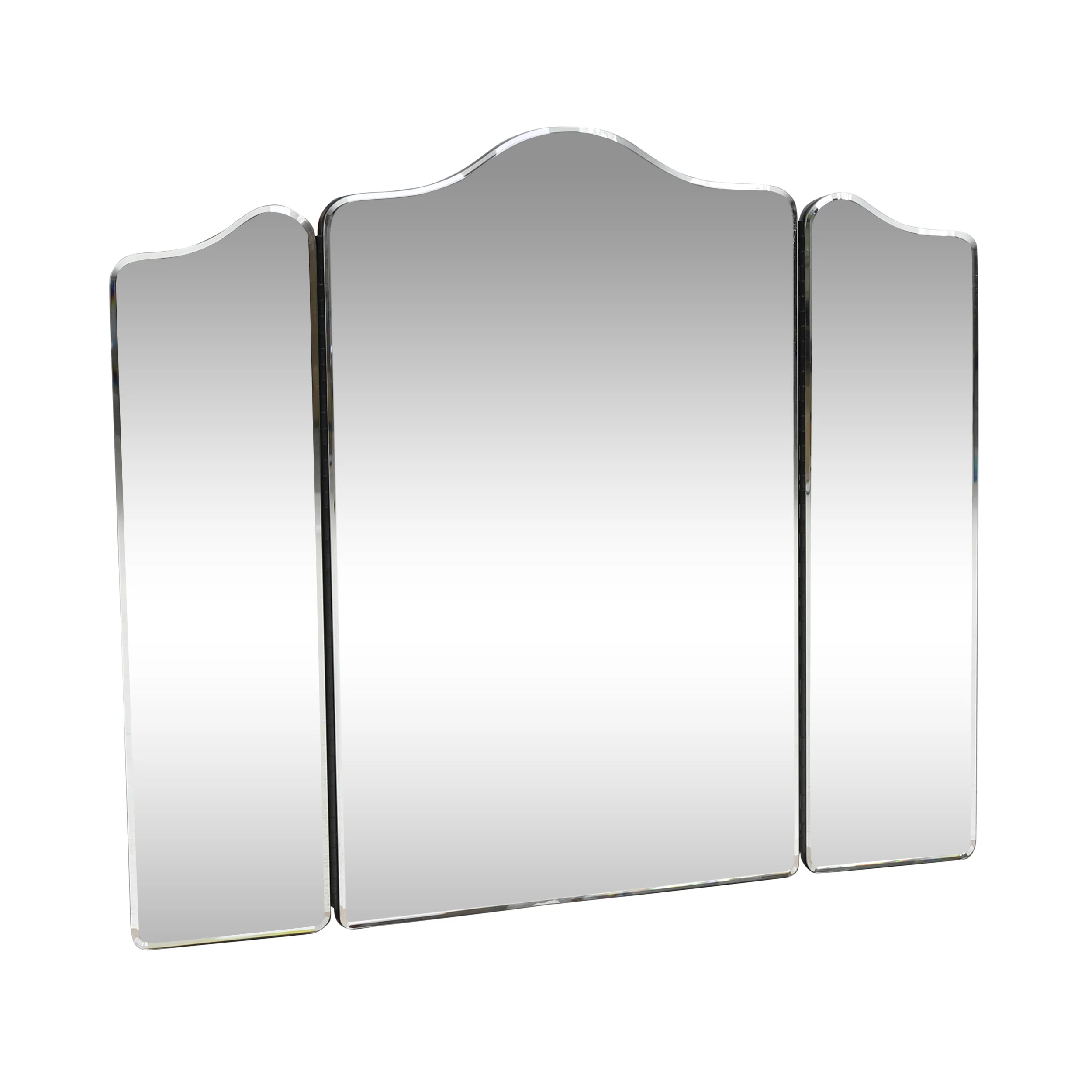 Terry Modern Glam Foldable 3-Panel Vanity Mirror - furnishings