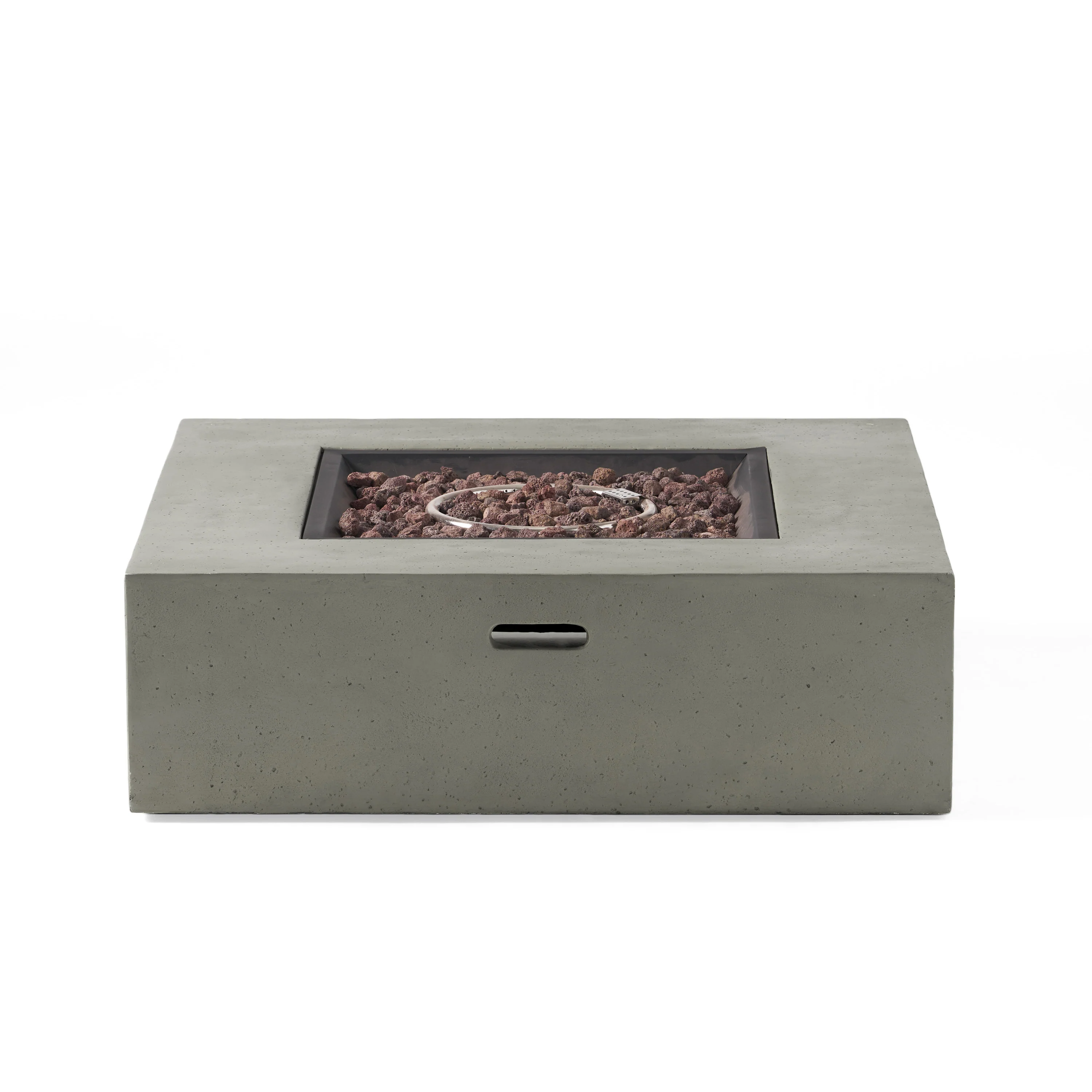 Hearth Square 50K BTU Outdoor Propane Fire Pit Table - furnishings