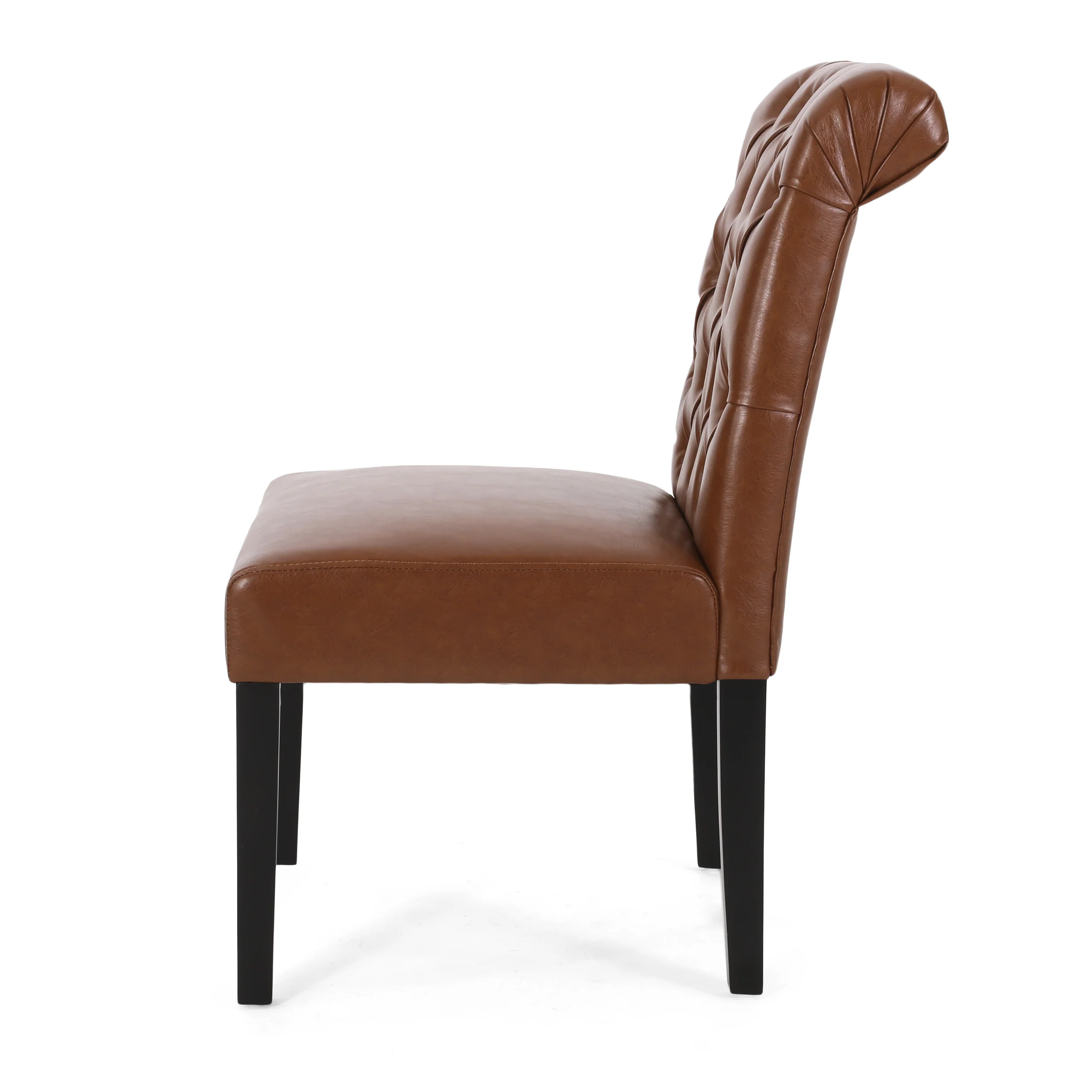 Emerson Contemporary Tufted Rolltop Dining Chairs, Set of 6 - furnishings