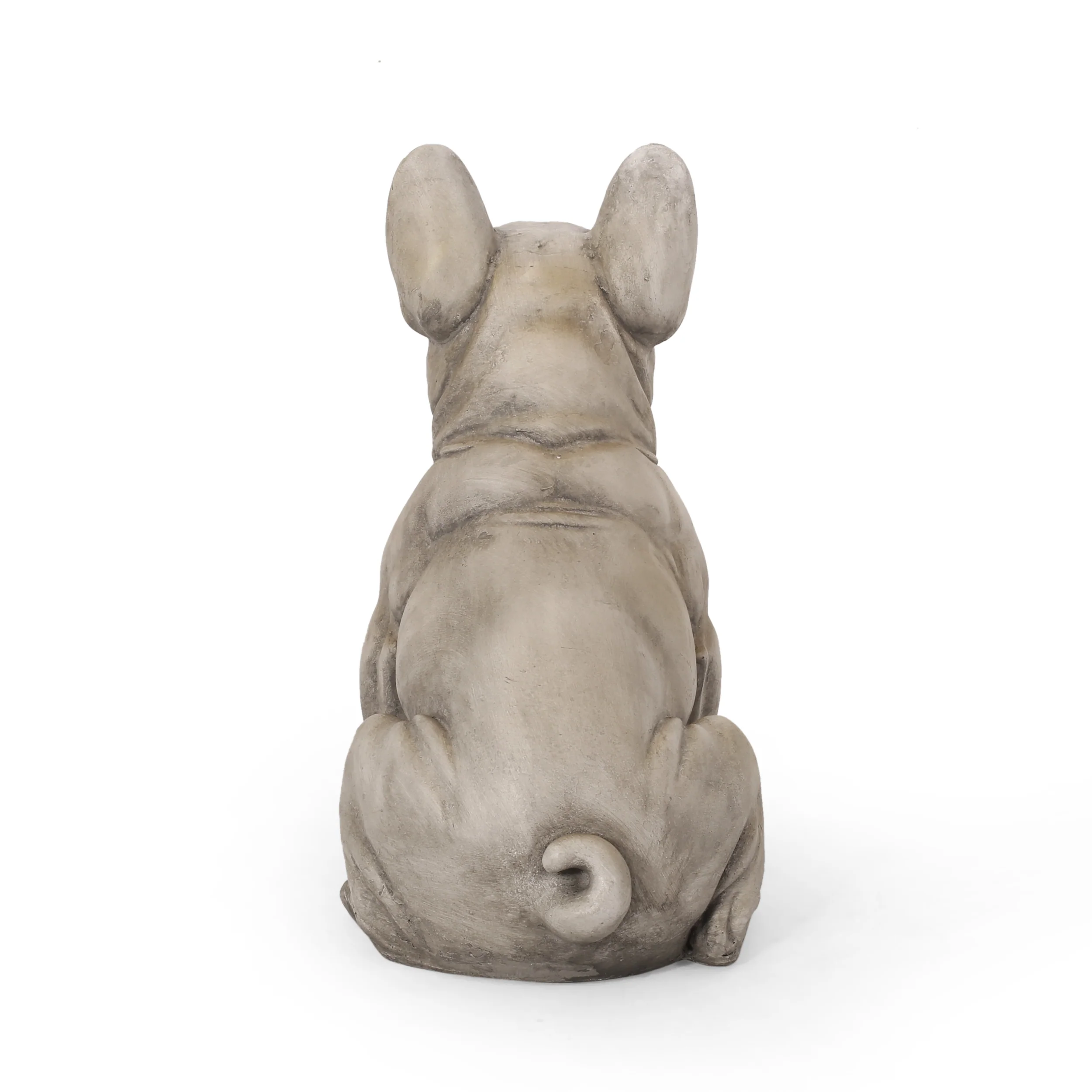 Rilo Outdoor French Bulldog Garden Statue - furnishings
