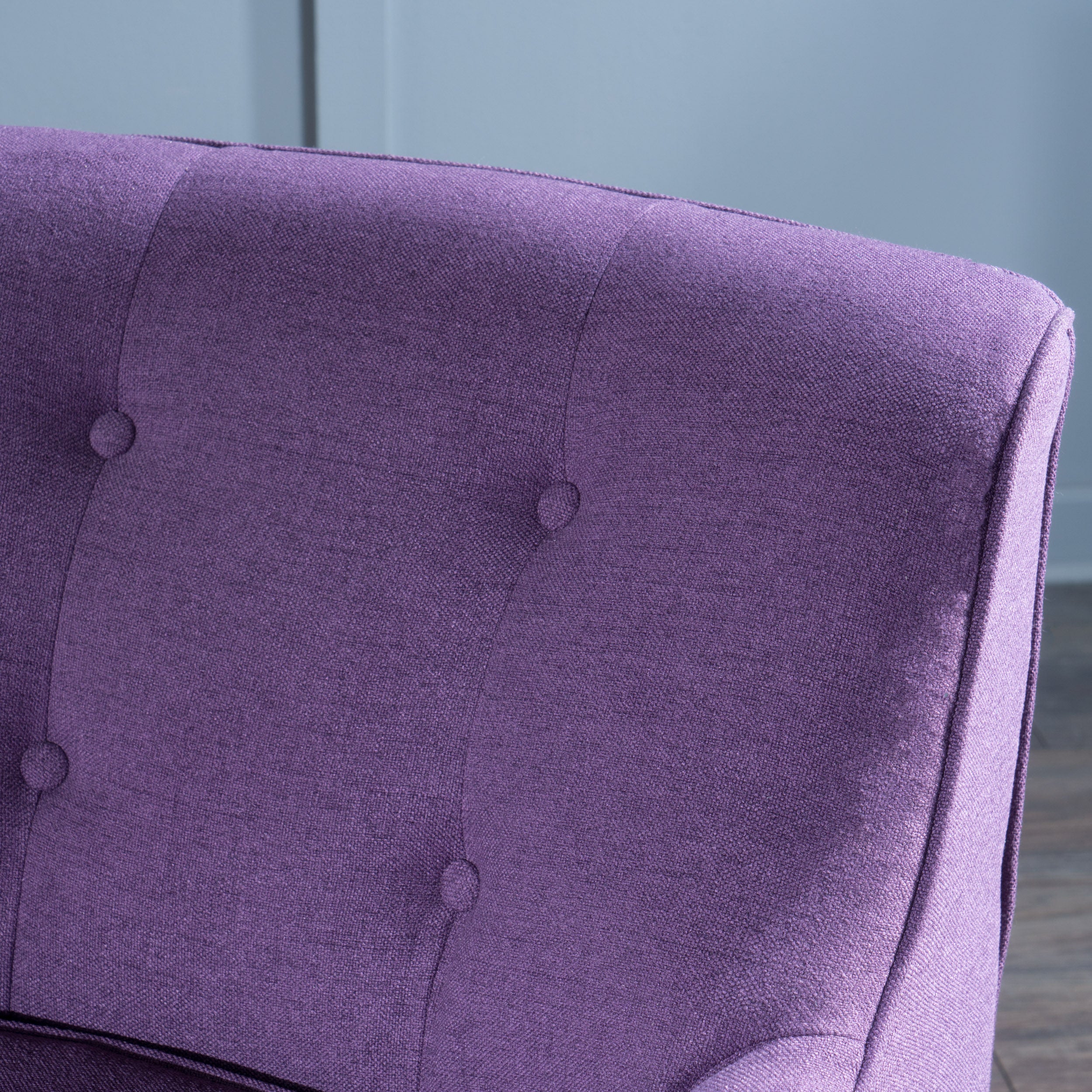 Fontinella Mid Century Tufted Back Fabric Arm Chair - furnishings