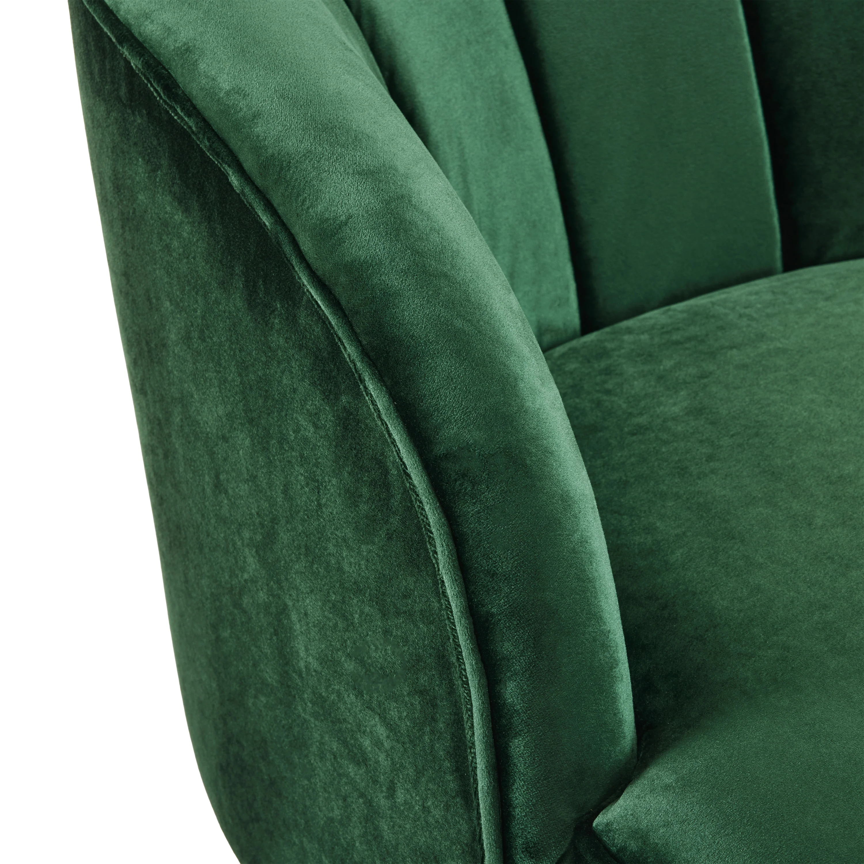 Veneras Velvet Barrel Club Chair - furnishings