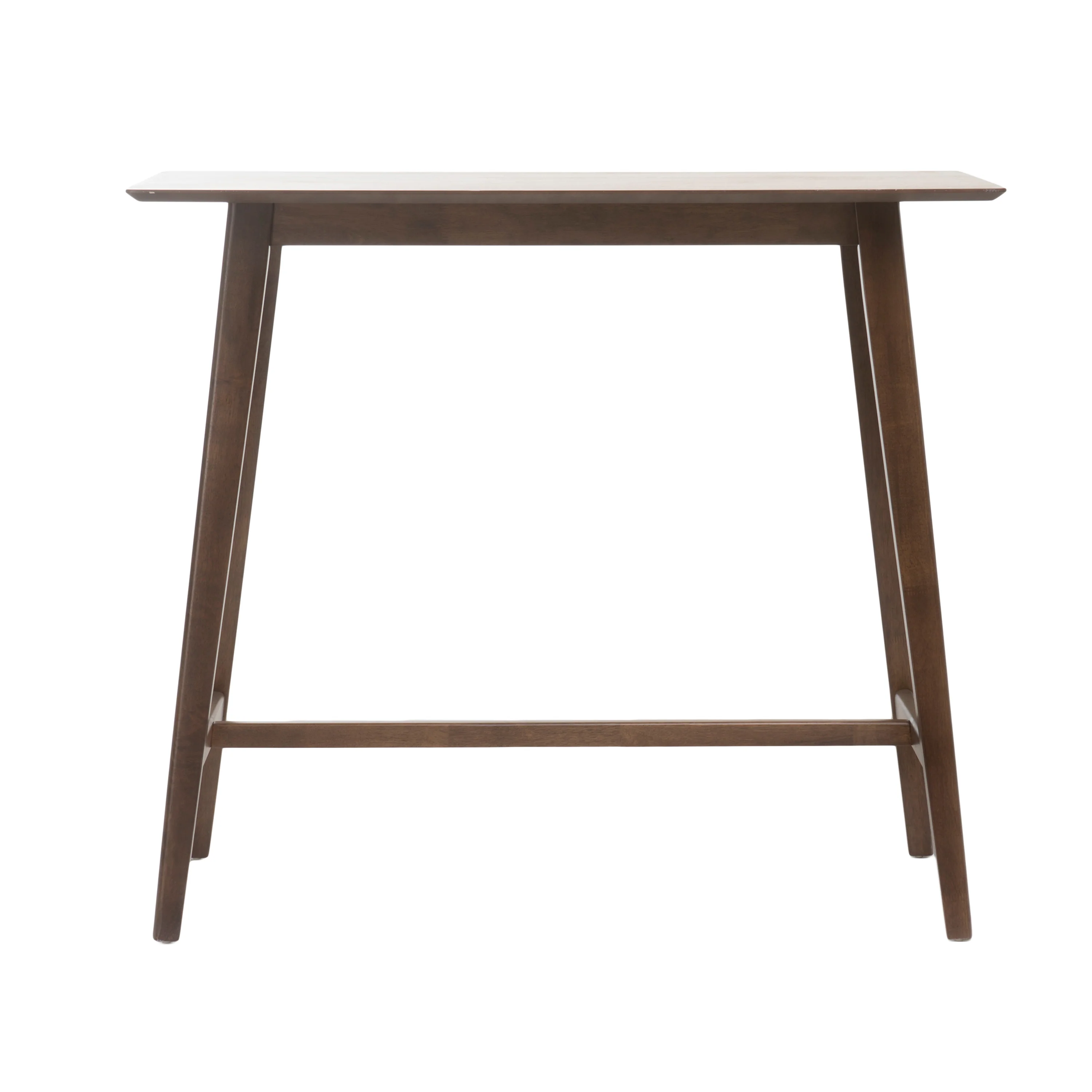 Margaret Mid-Century Rectangular Bar Table with Tapered Legs - furnishings