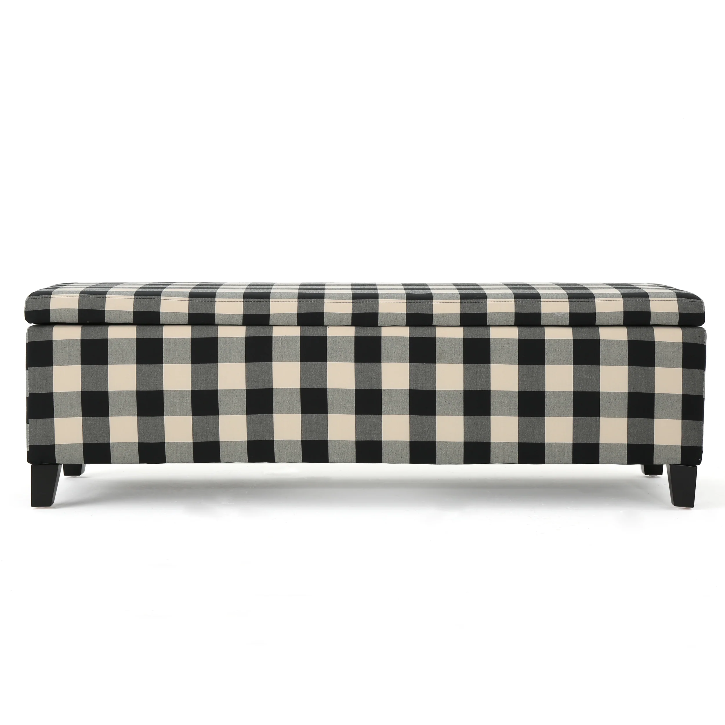 Clor Fabric Rectangle Storage Ottoman Bench - furnishings