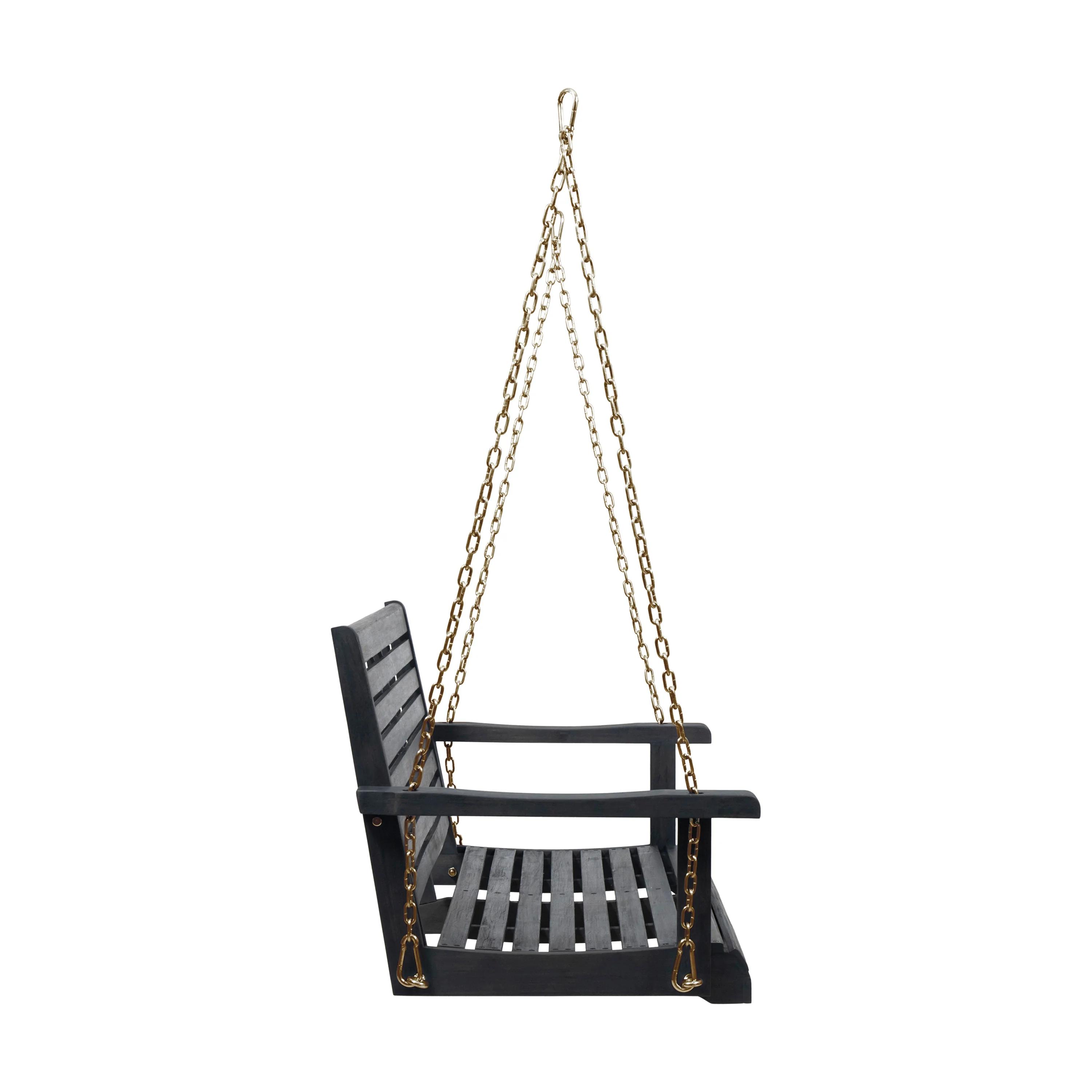 Viola Outdoor Aacia Wood Porch Swing - furnishings