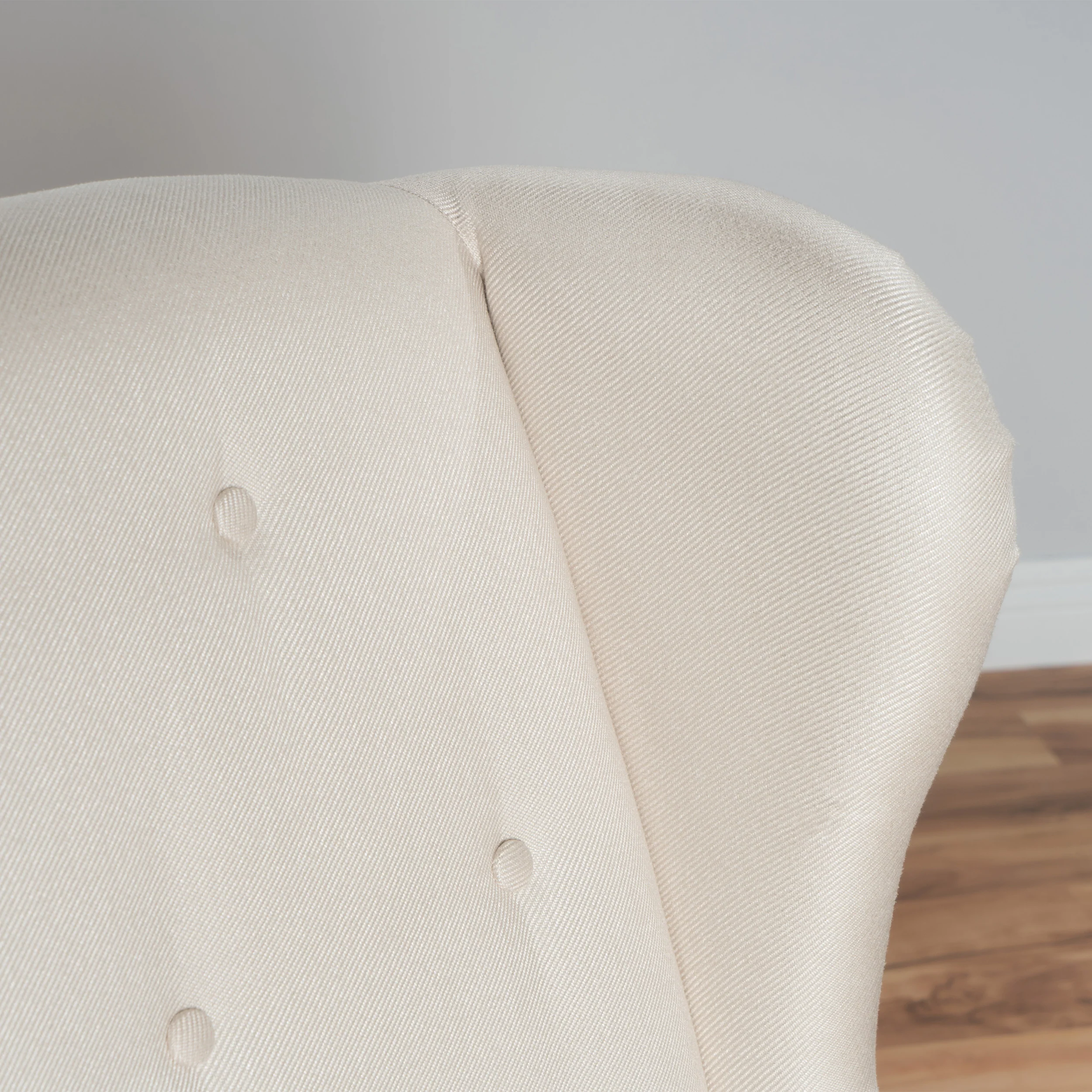 Asheville Modern Fabric Wingback Chair - furnishings