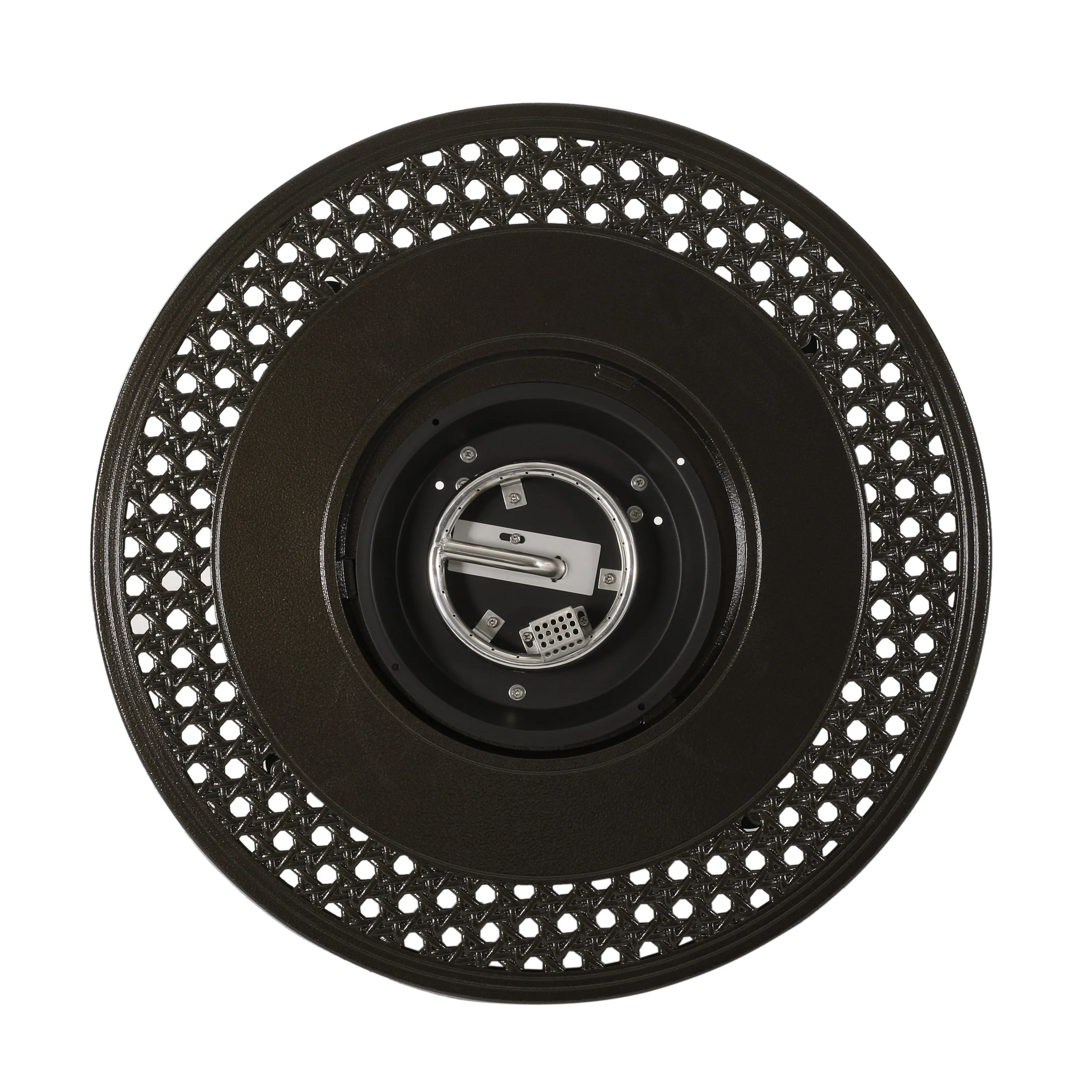 Maycol Round Aluminum Propane Fire Pit Table - furnishings