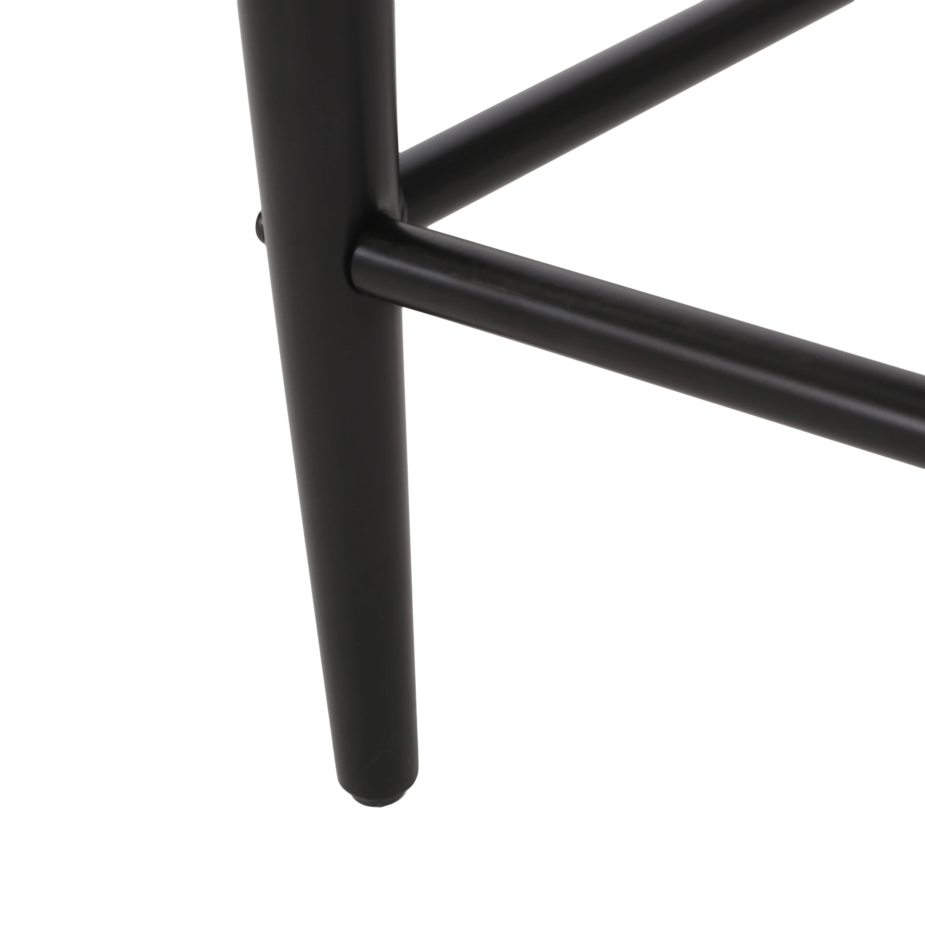 Camas Modern Fabric Upholstered Iron 25 Inch Counter Stools (Set of 2) - furnishings
