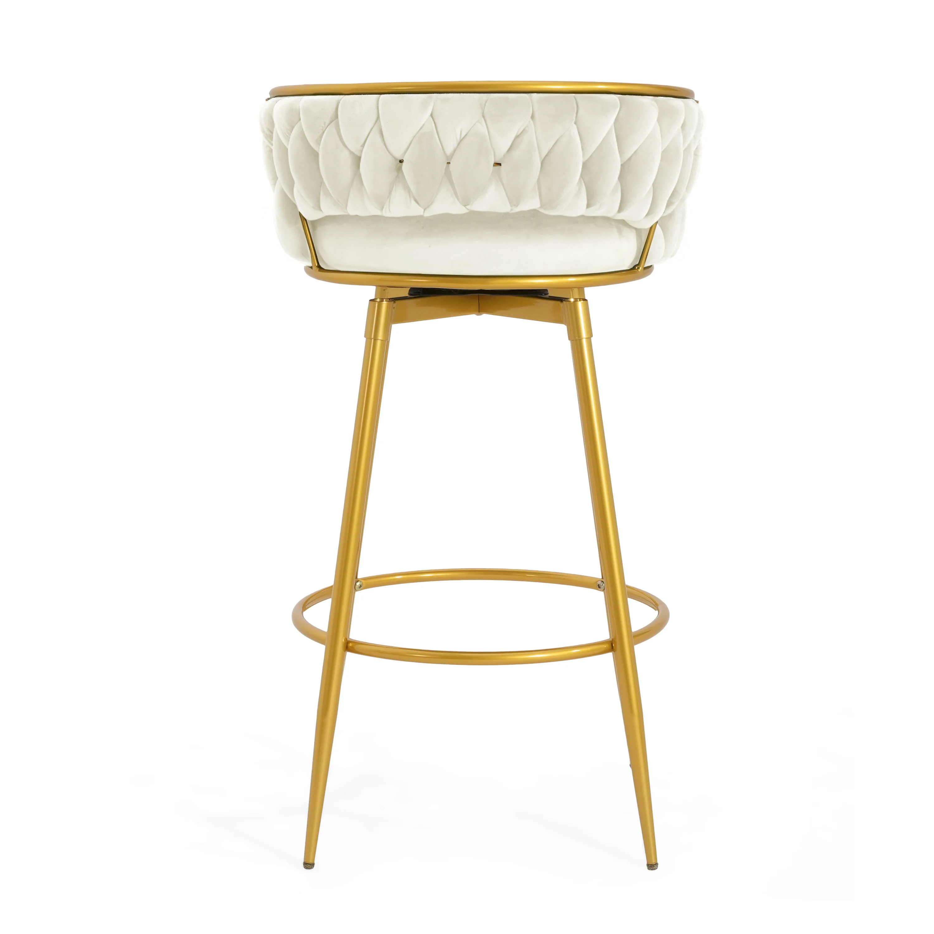 Flufy Modern Rubberwood Upholstered Dining Chairs - furnishings