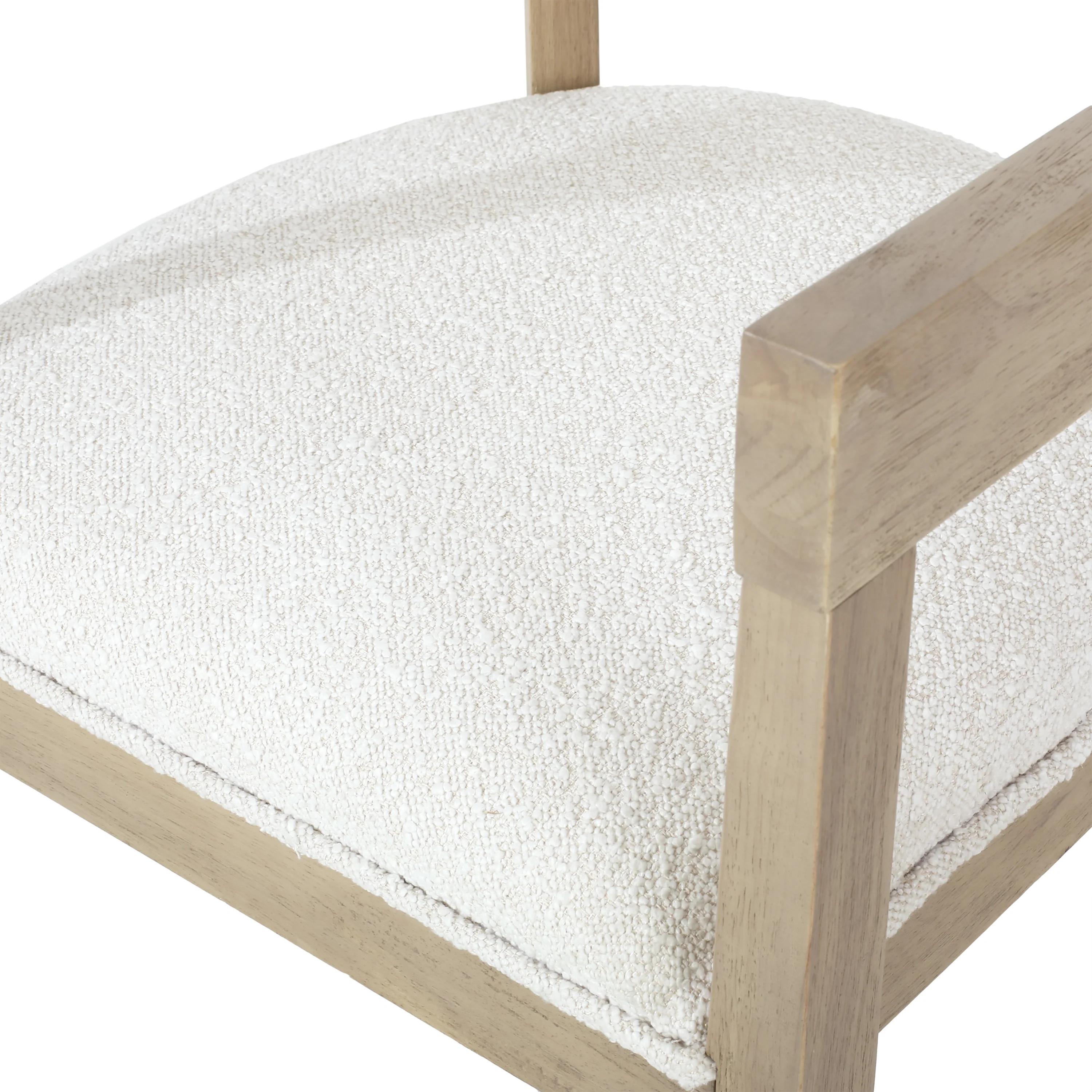 Vande Fabric Upholstered Wood Tub Dining Chairs, Set of 2 - furnishings