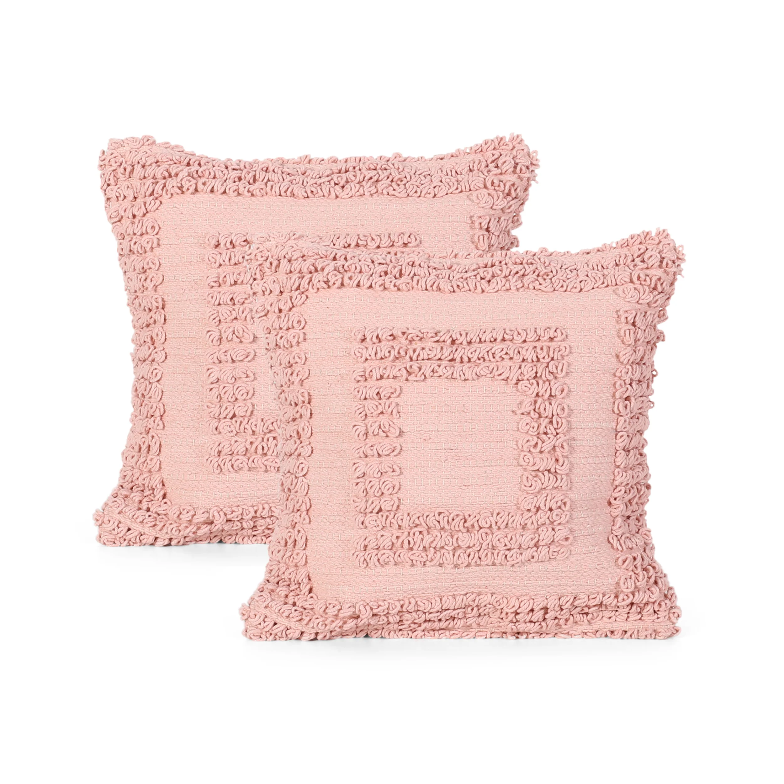Lamontae Boho Cotton Throw Pillow (Set of 2) - furnishings