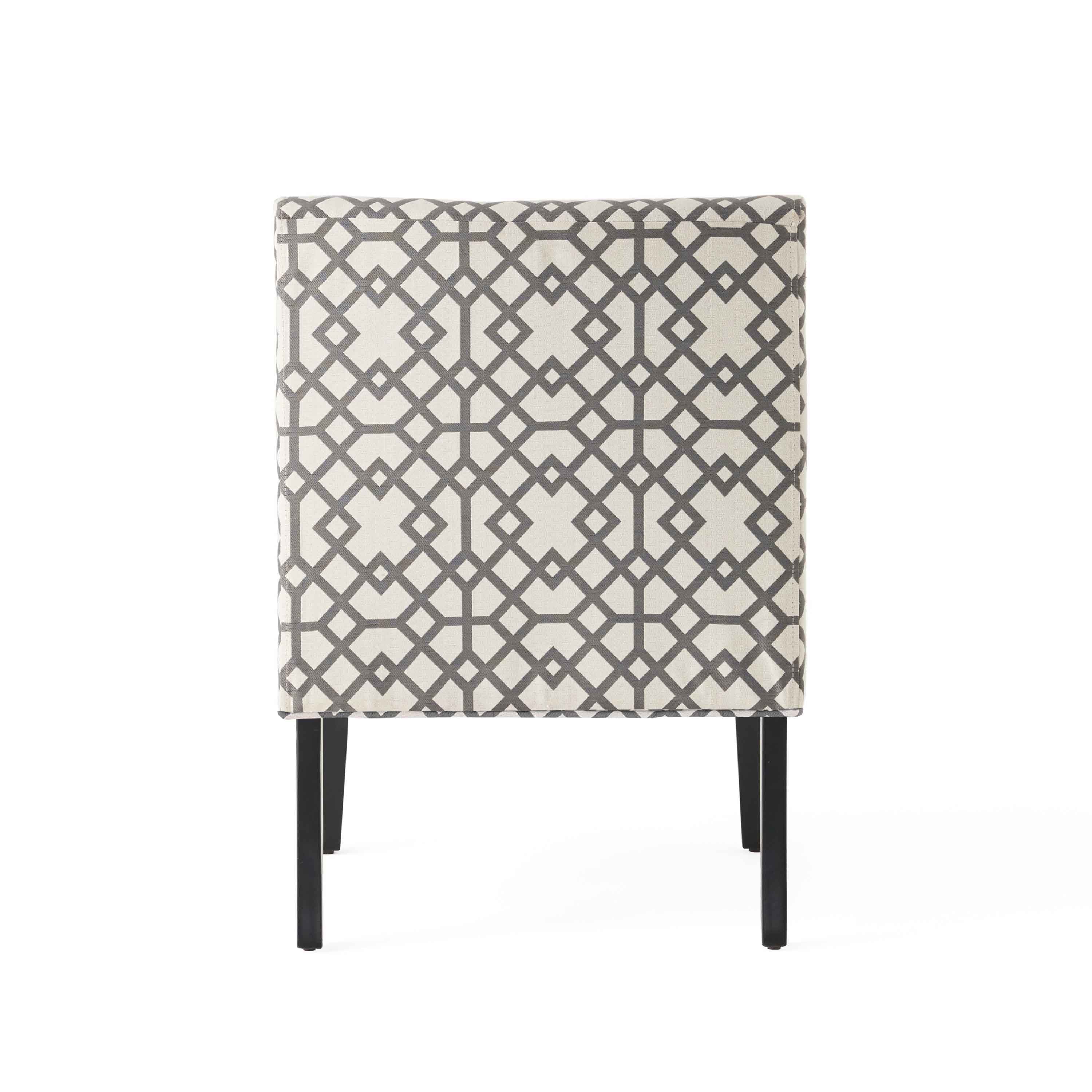 Kendal Contemporary Fabric Slipper Accent Chair - furnishings