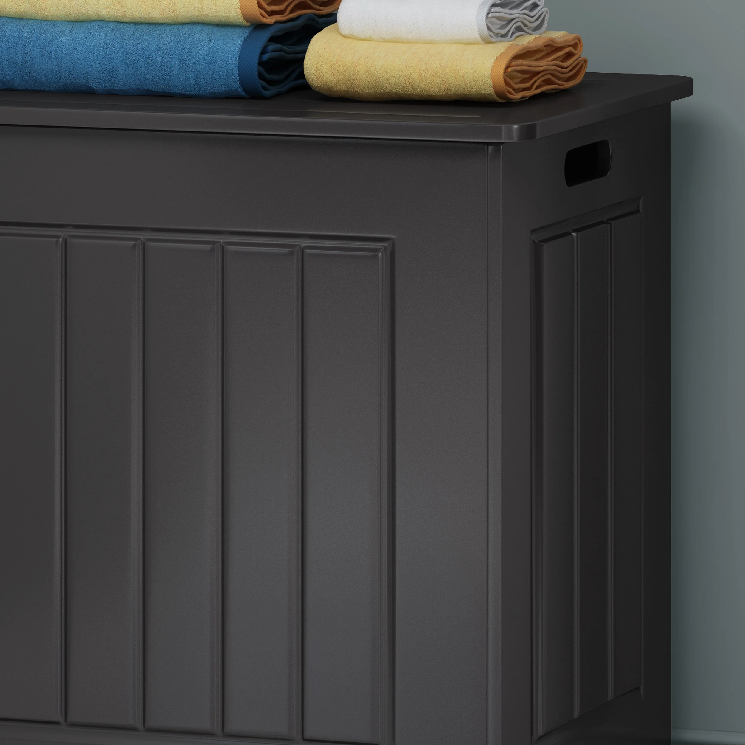 Maat Modern Laundry Hamper with Lid - furnishings