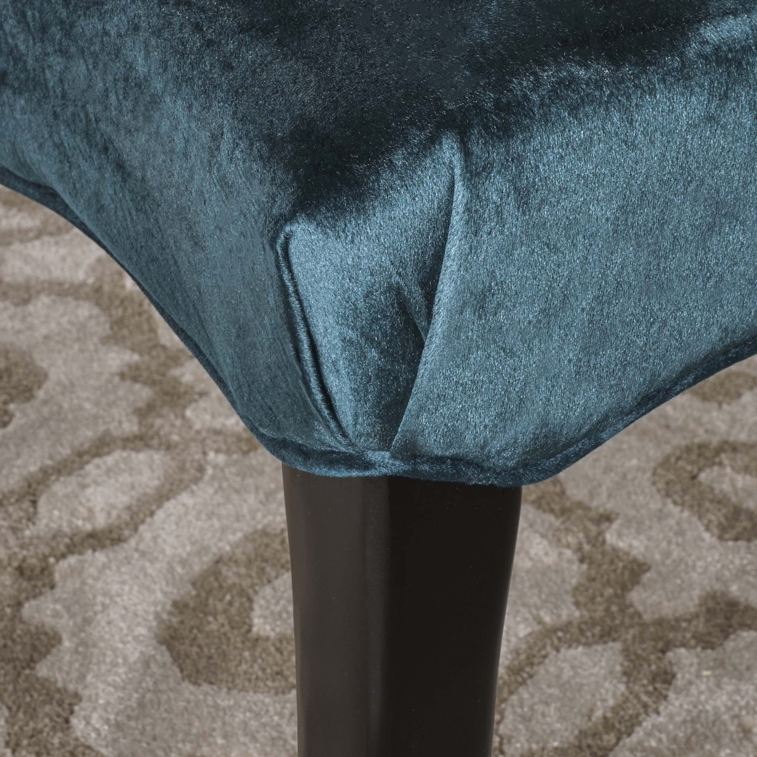 Hallie Traditional Tufted Armless Dining Chairs (Set of 2) - furnishings