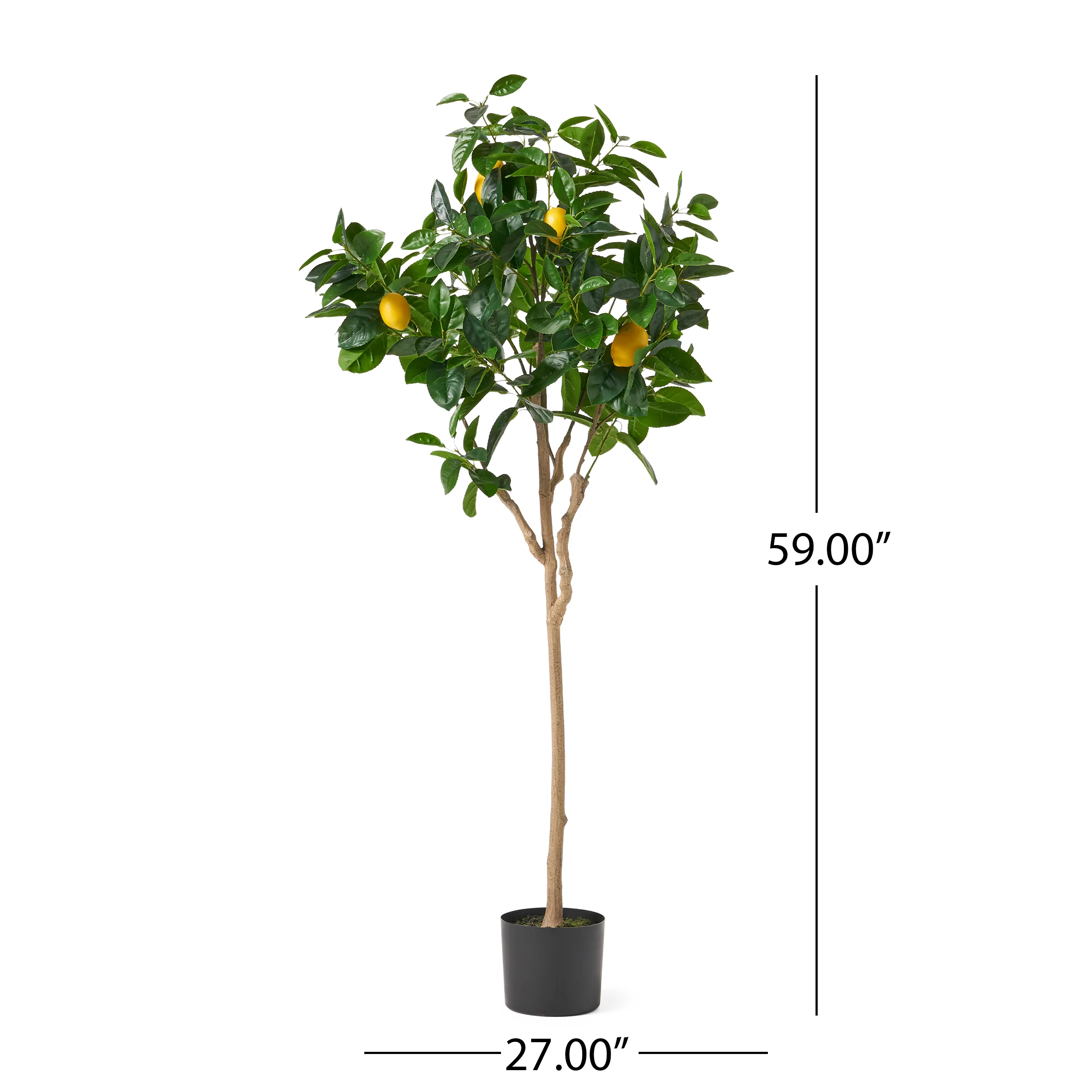 Rattler Artificial Lemon Tree - furnishings