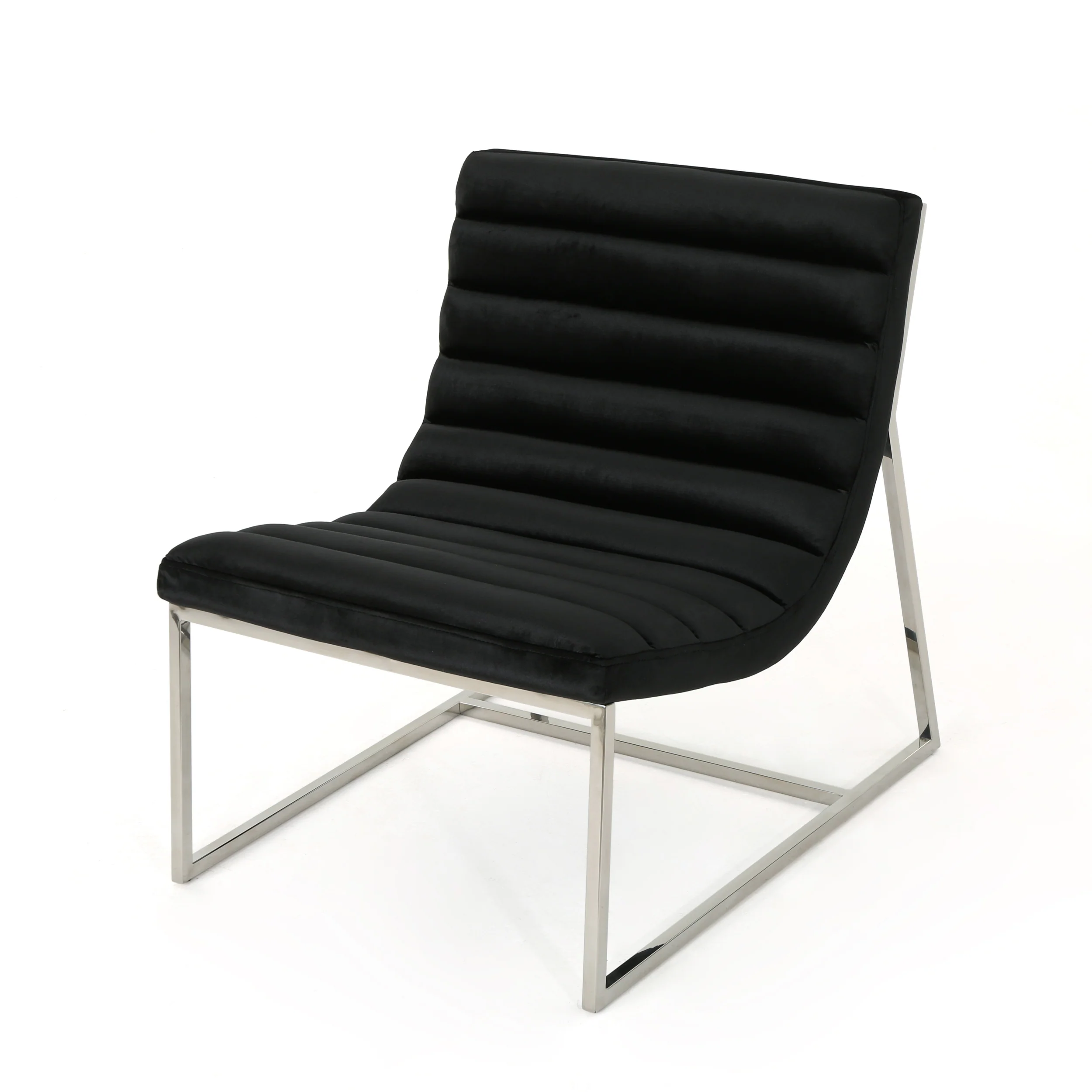 Felicia Parisian Modern Velvet Lounge Accent Chair - furnishings