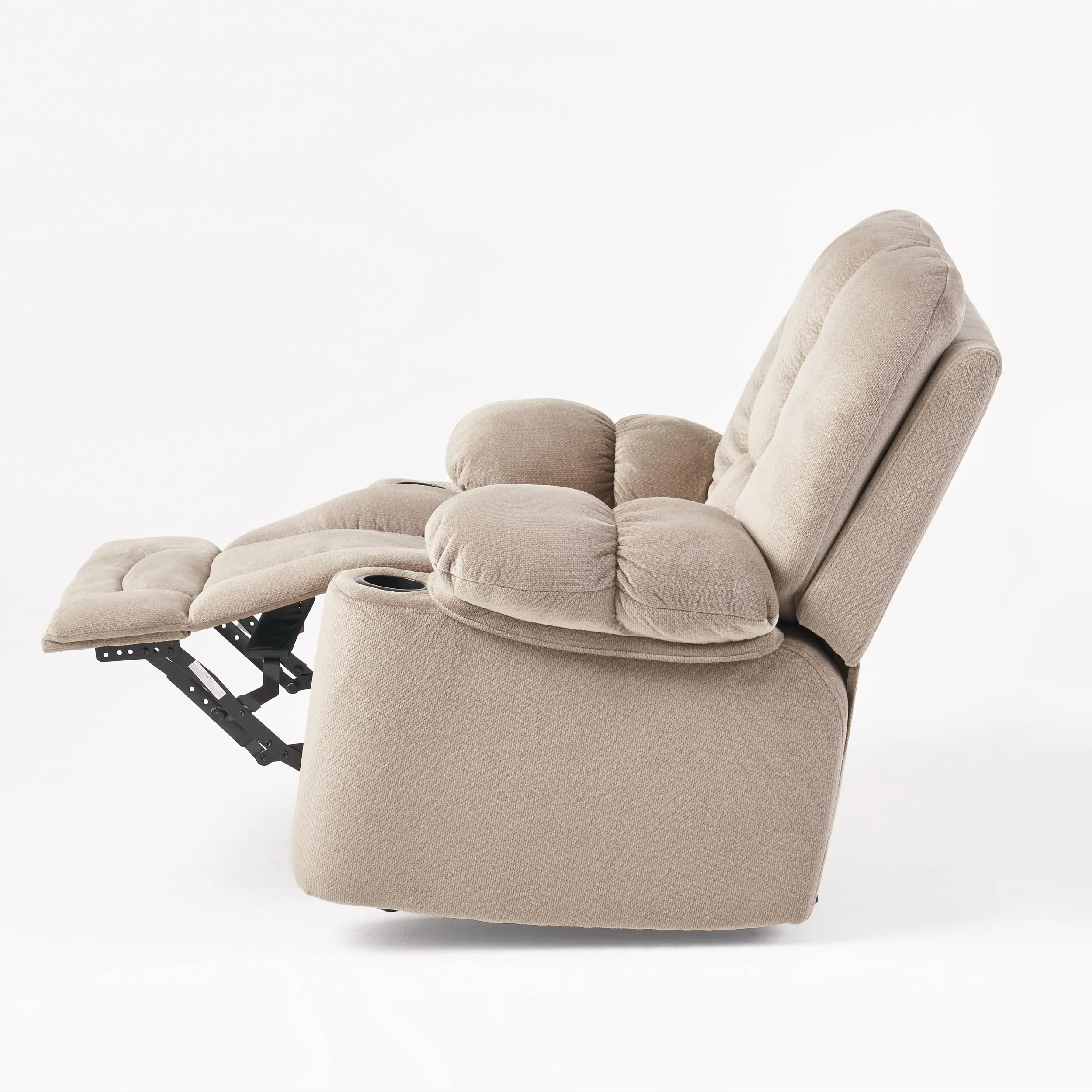 Raymond Fabric Glider Recliner Club Chair - furnishings