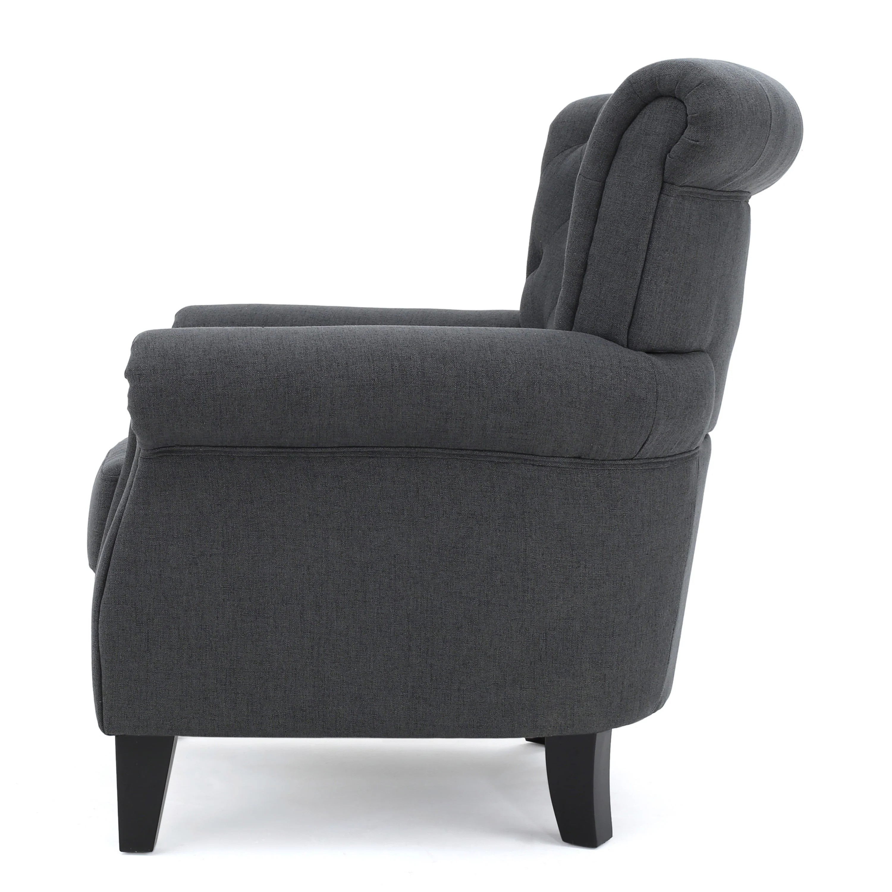 Solvang Contemporary Fabric Tufted Chair - furnishings