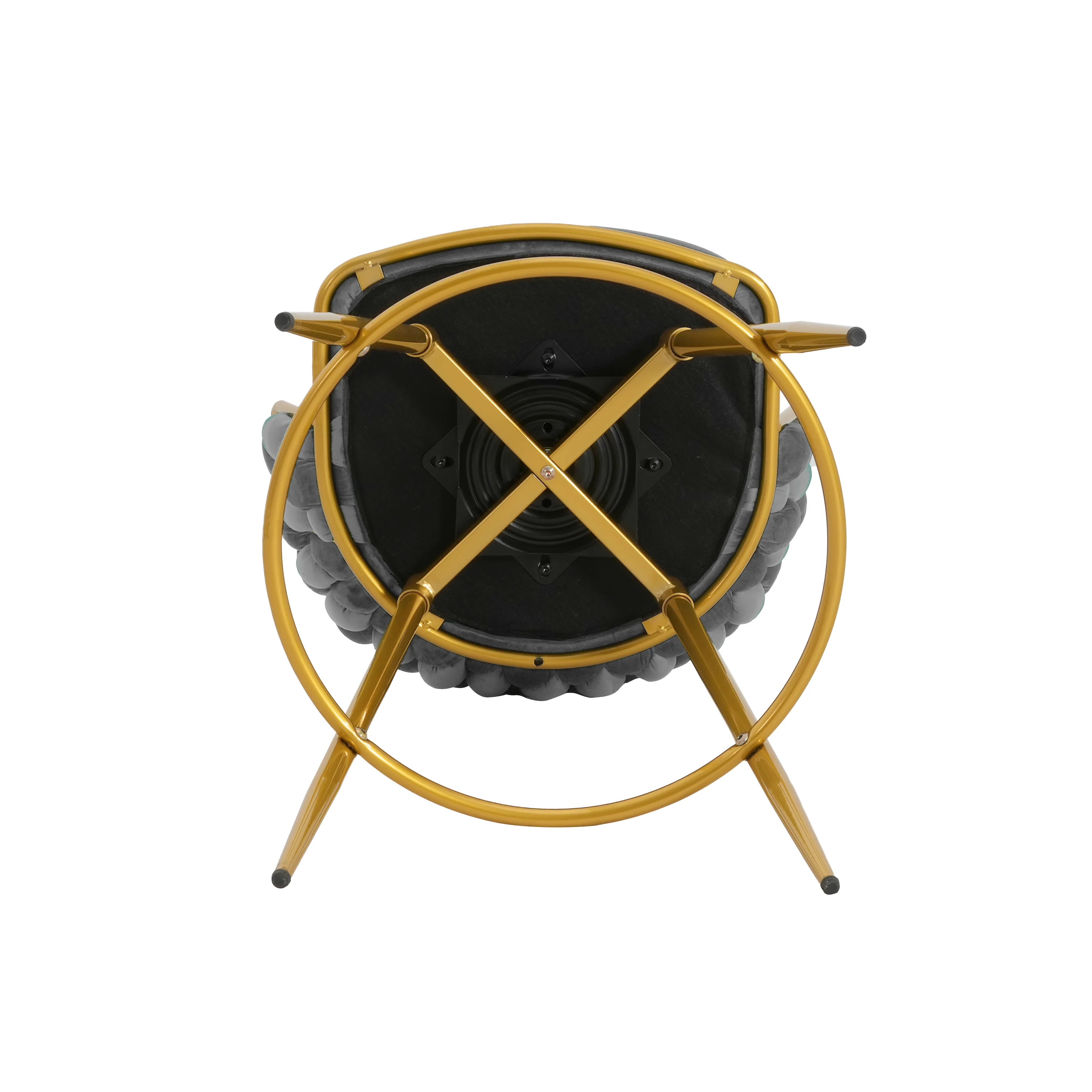 Flufy Modern Rubberwood Upholstered Dining Chairs - furnishings