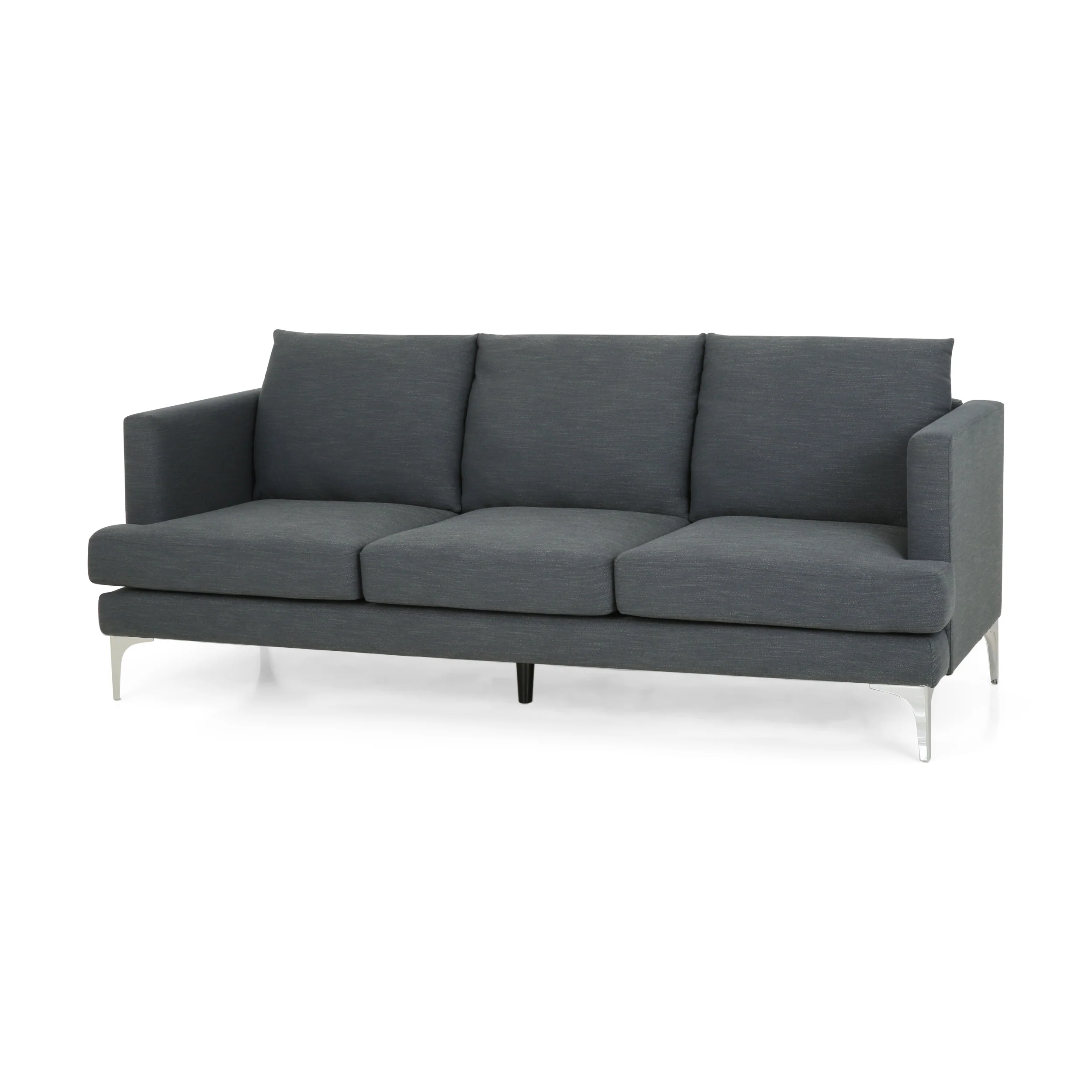 Zoha Modern Fabric 3 Seater Sofa - furnishings