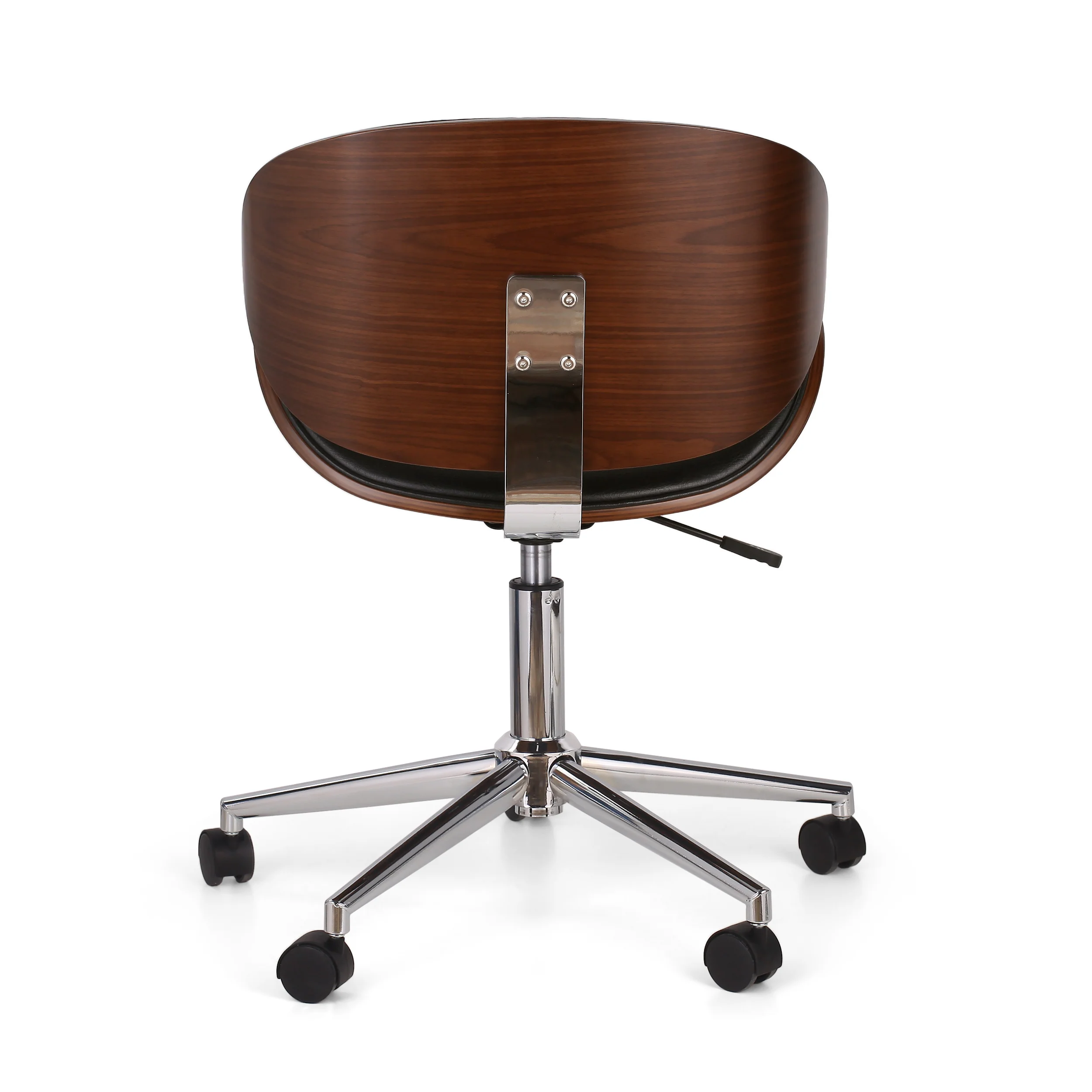 Clyo Mid-Century Modern Upholstered Swivel Office Chair - furnishings