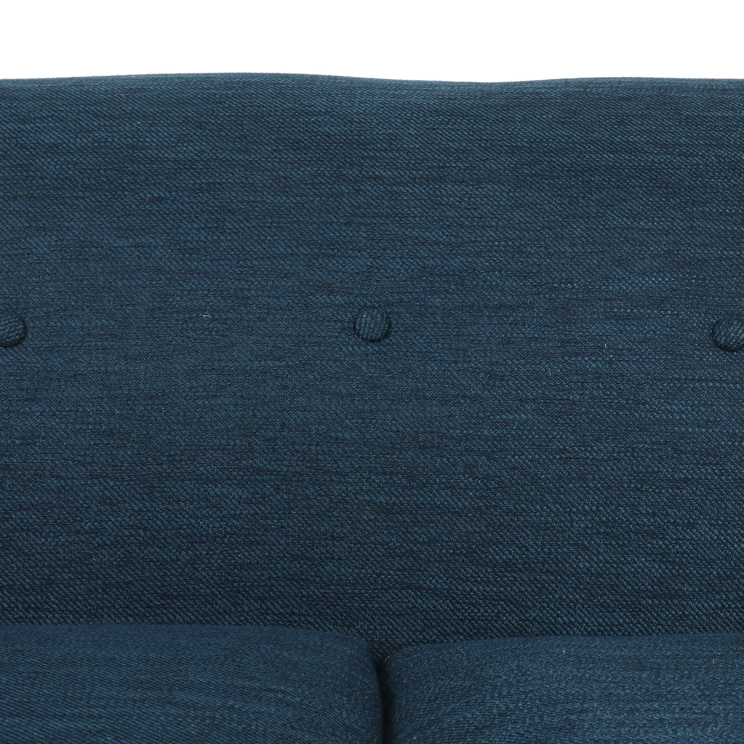 Sparks Mid-Century Modern Upholstered 3 Seater Sofa - furnishings