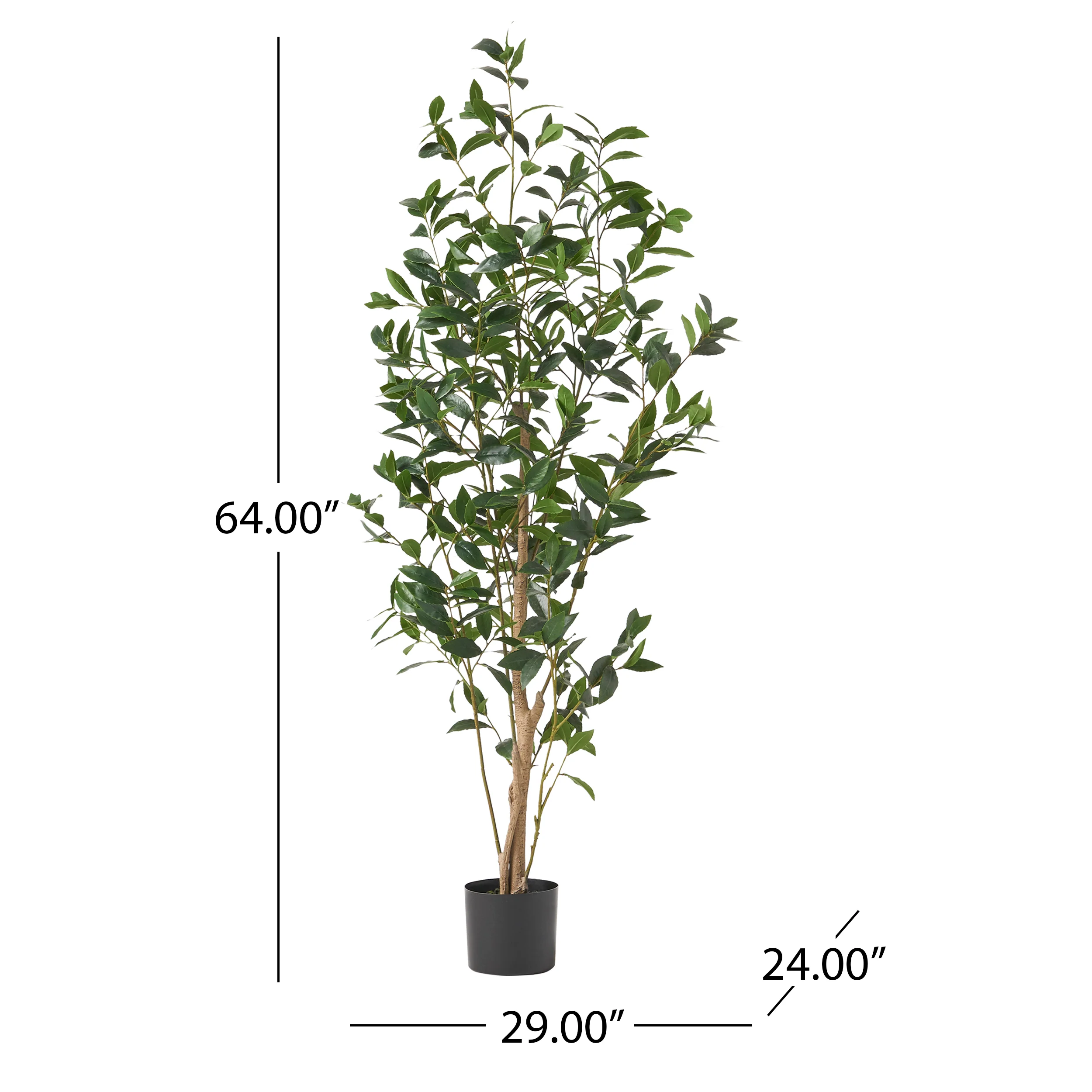 Forgan Artificial Laurel Tree - furnishings