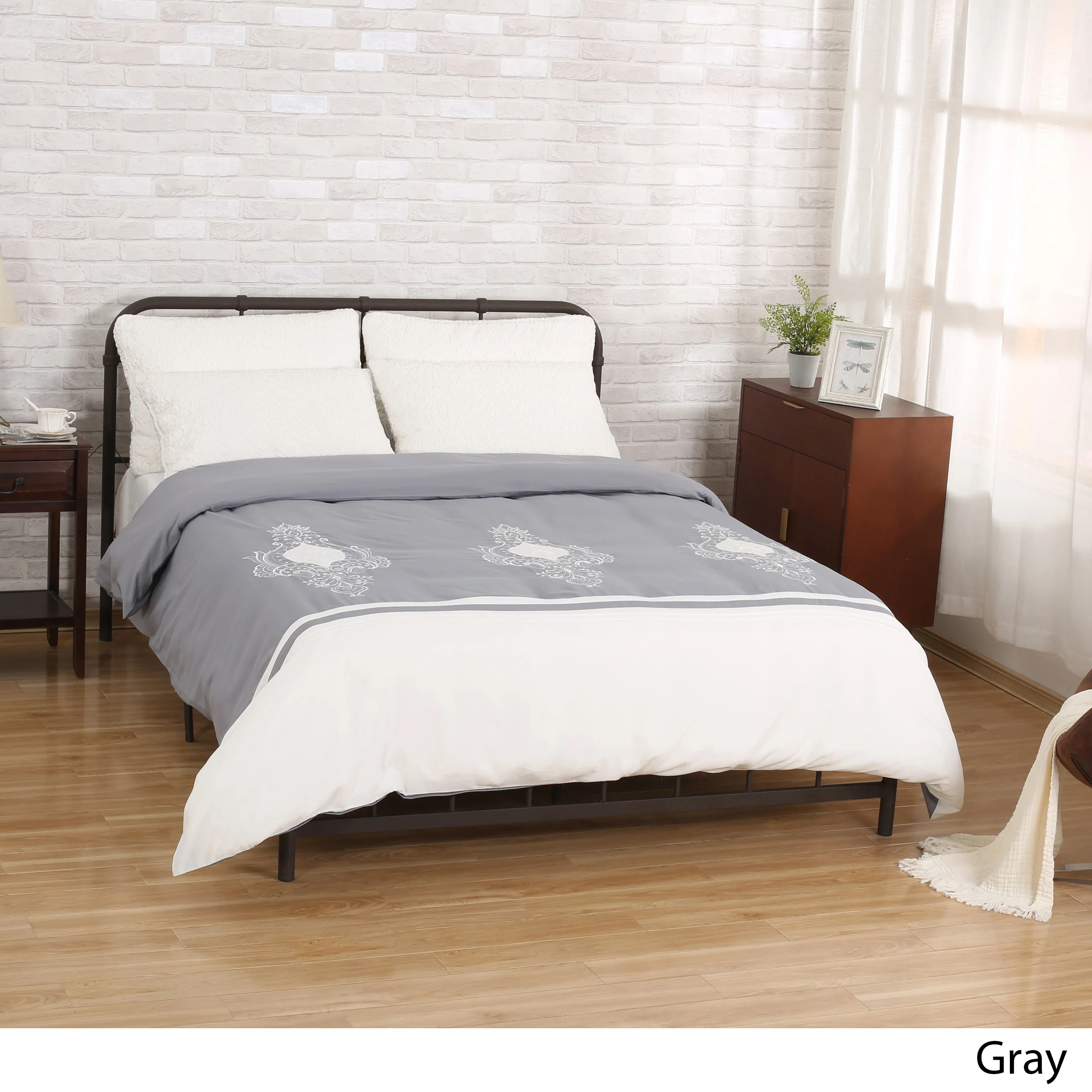 Bodhi Queen Size Fabric Duvet Cover - furnishings