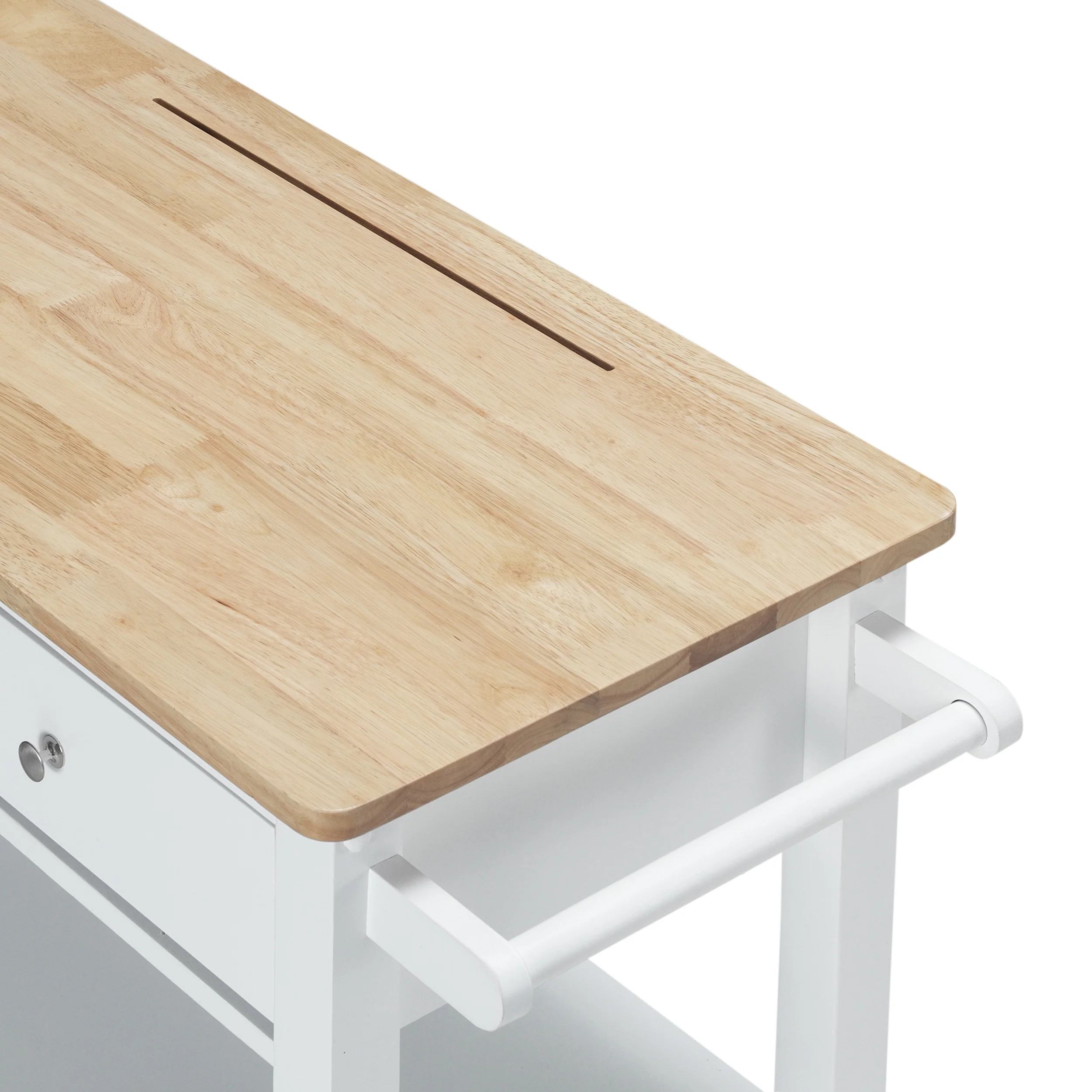 Julien Kitchen Cart with Wheels - furnishings
