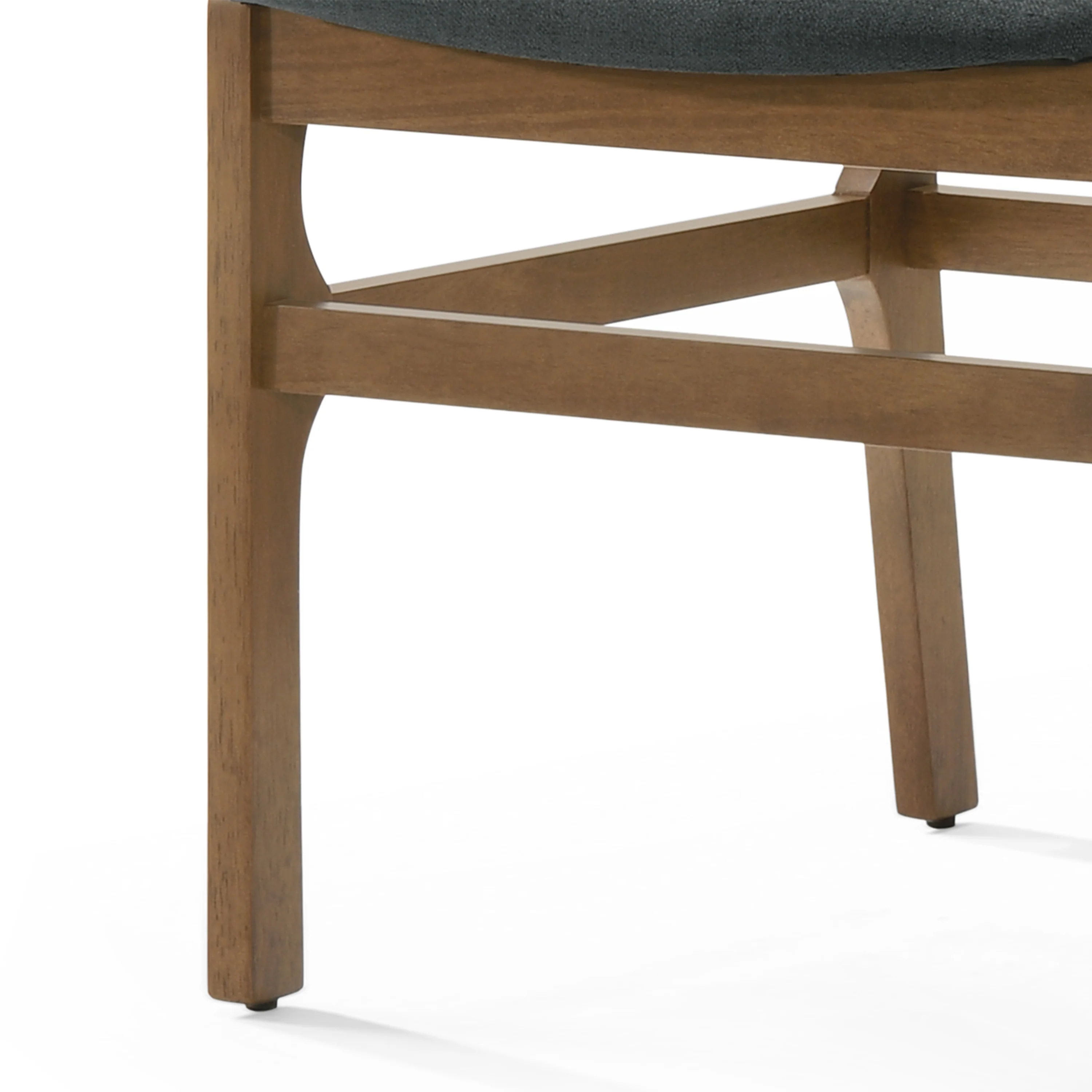 Galtin Contemporary Fabric Upholstered Wood Dining Chairs, Set of 6 - furnishings