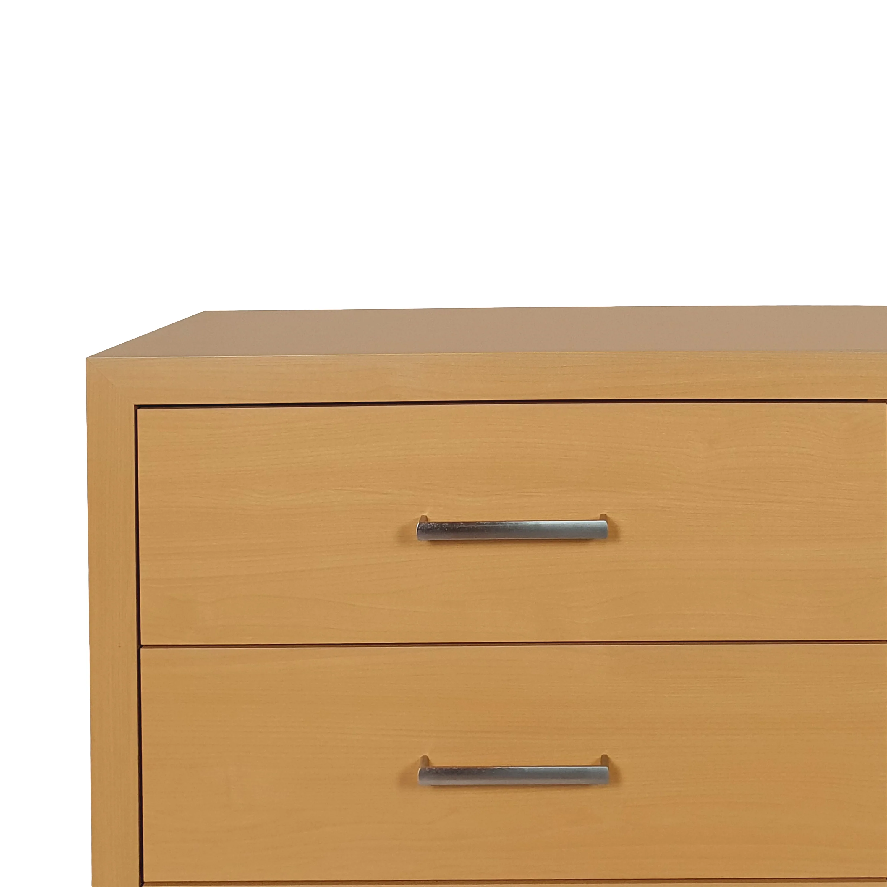 Borah Contemporary Faux Wood 2 Piece Double Dresser and Nightstand Bedroom Set - furnishings