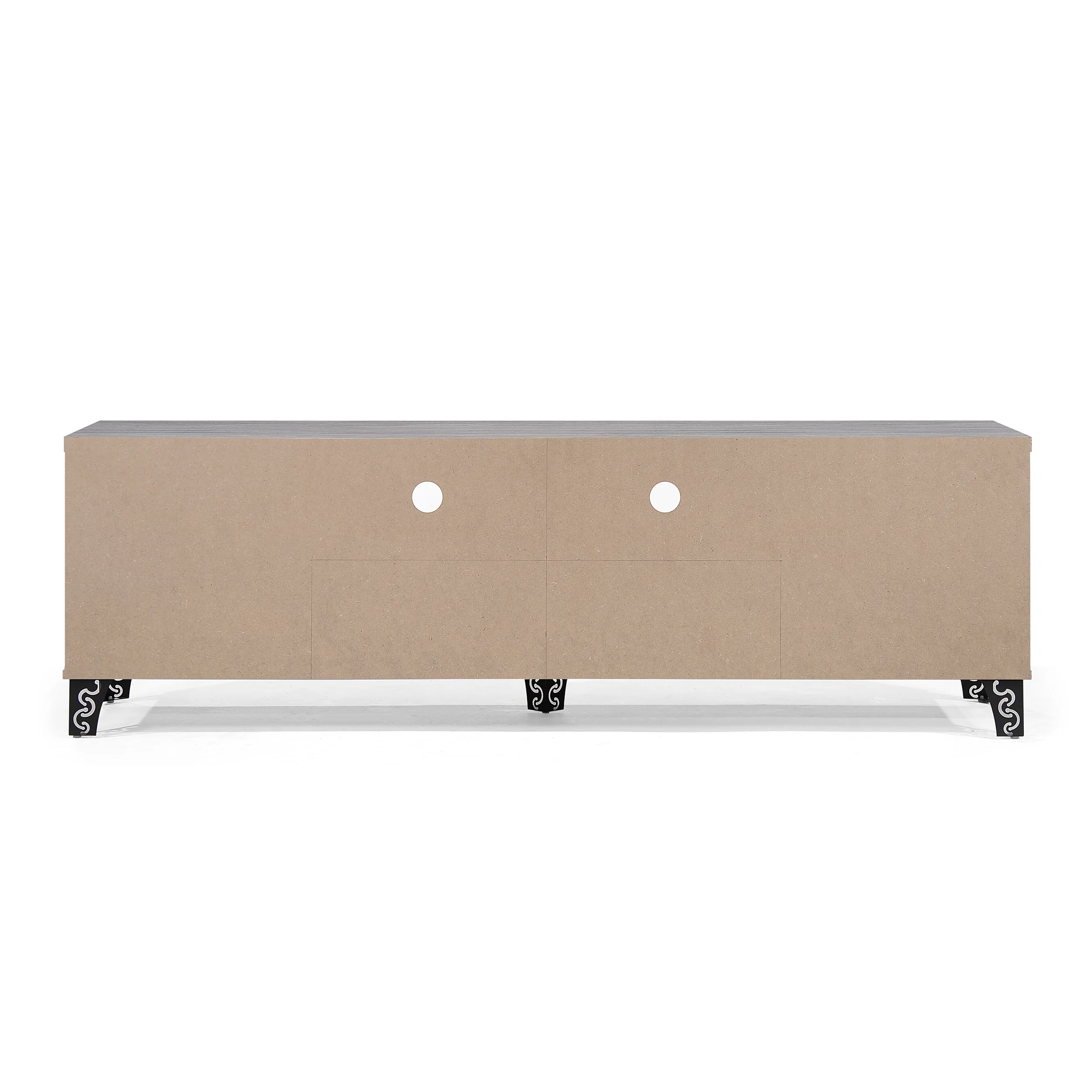 Celia Mid Century Modern Cabinet & Shelves TV Stand - furnishings
