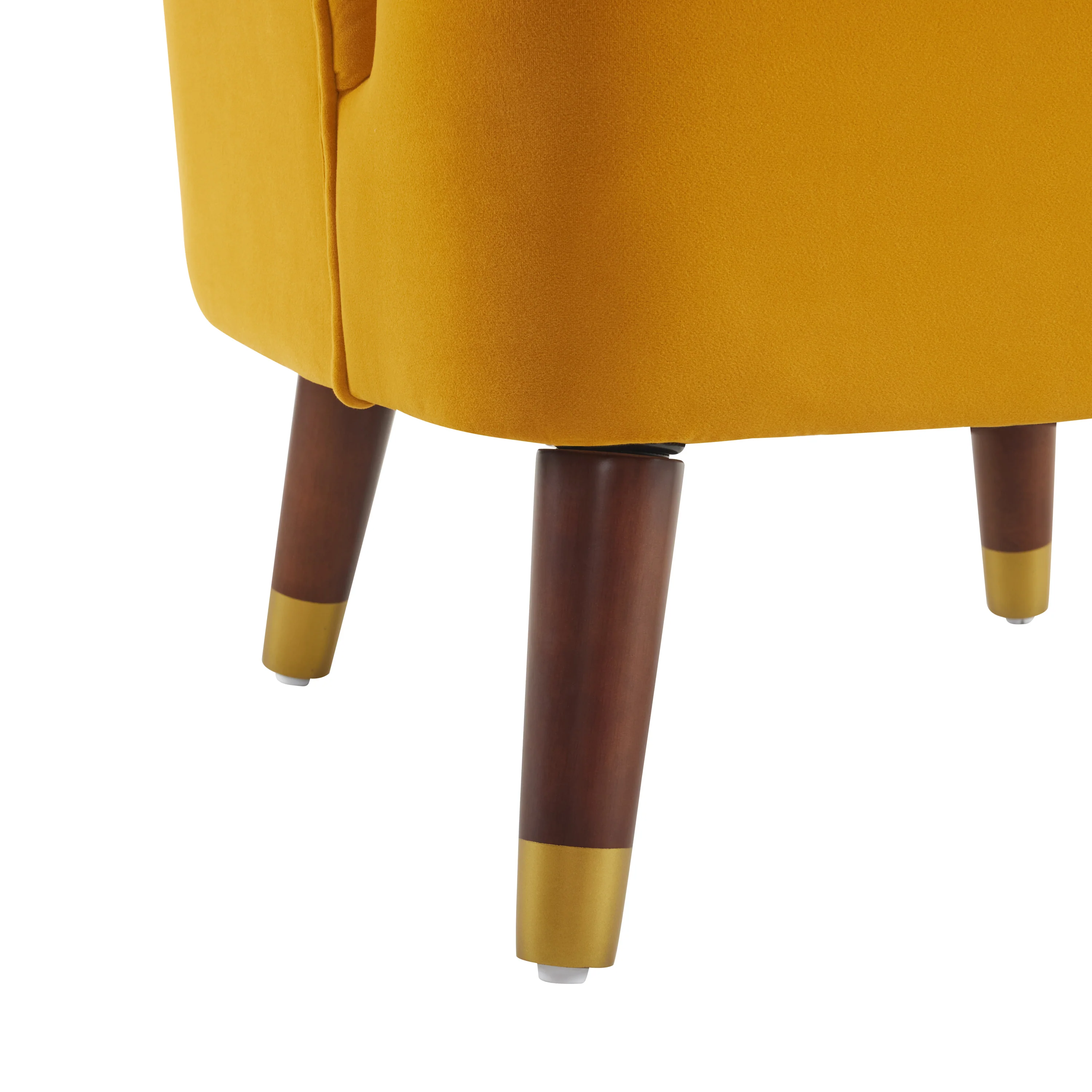 Veneras Velvet Barrel Club Chair - furnishings
