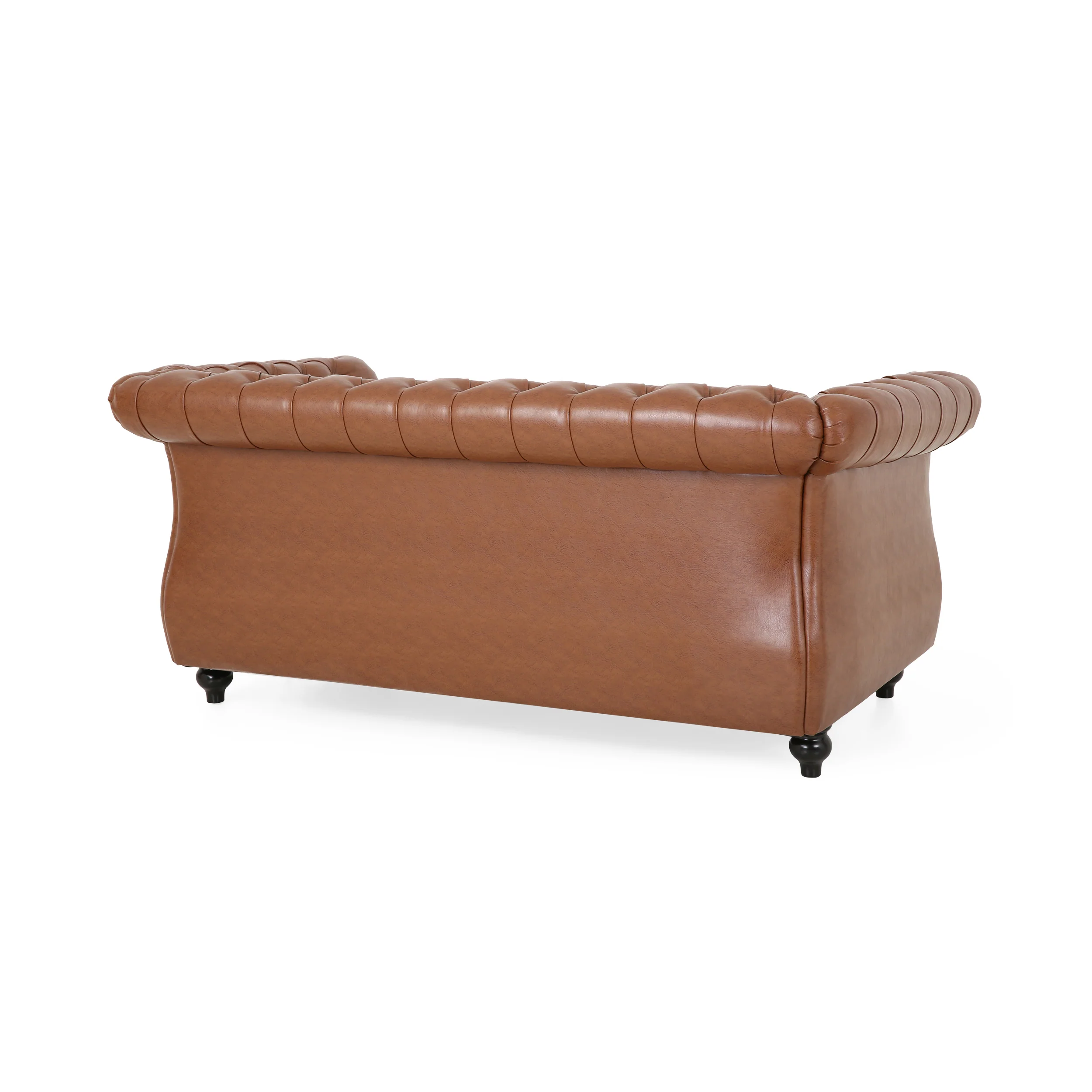Madelena Traditional Chesterfield Loveseat and Club Chair Set - furnishings