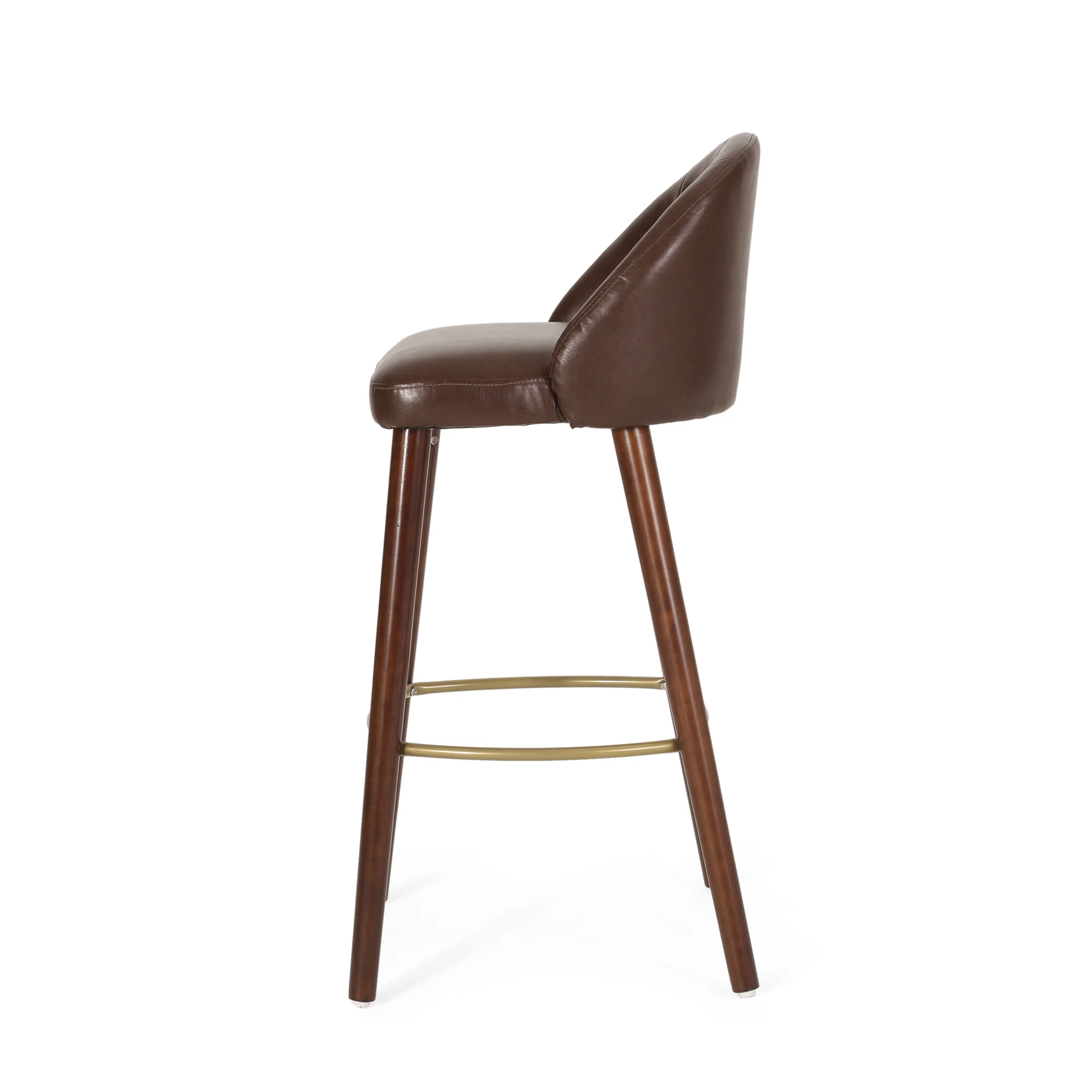 Lewiston Contemporary Channel Stitch Barstools, Set of 2 - furnishings