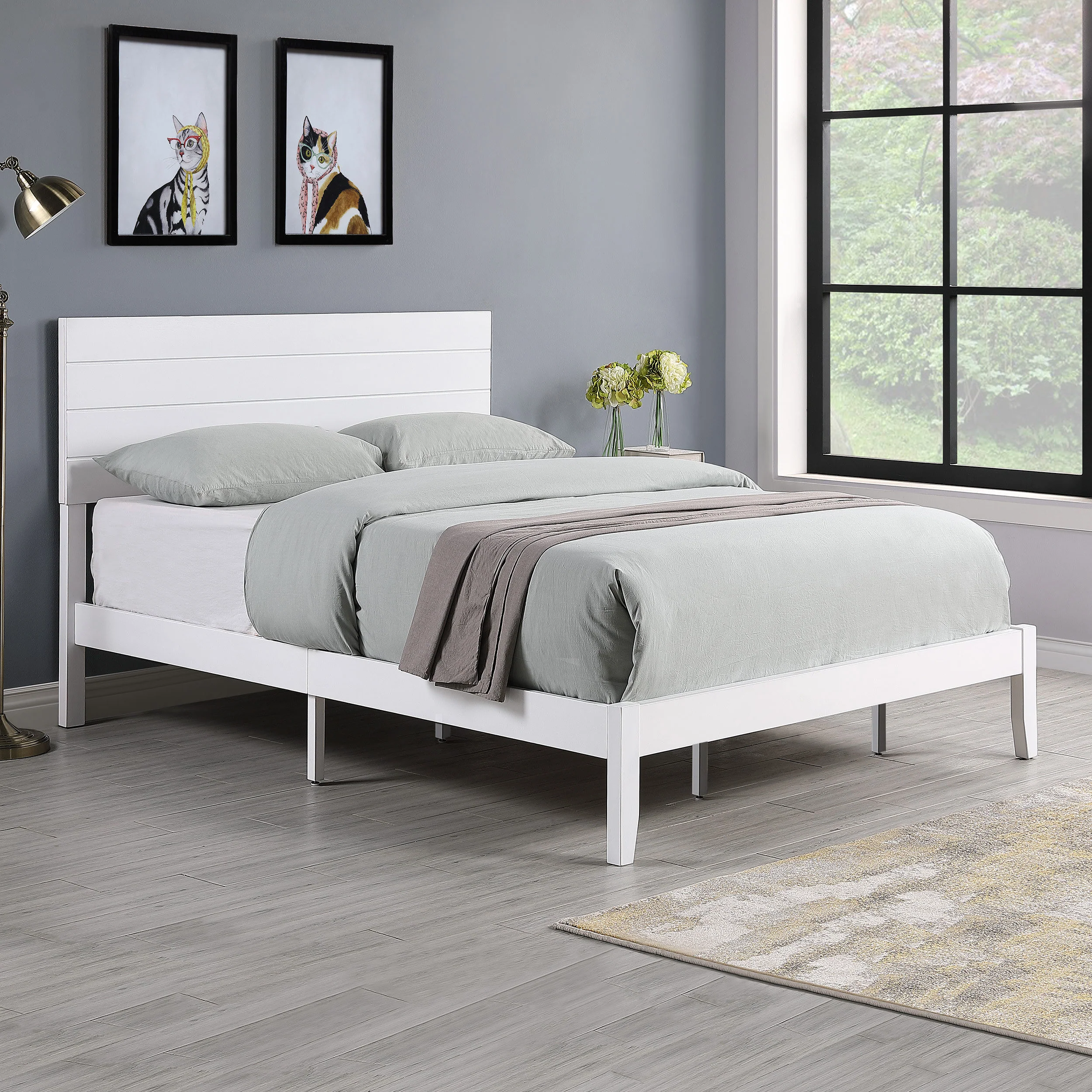 Apollo Queen Size Bed with Headboard - furnishings