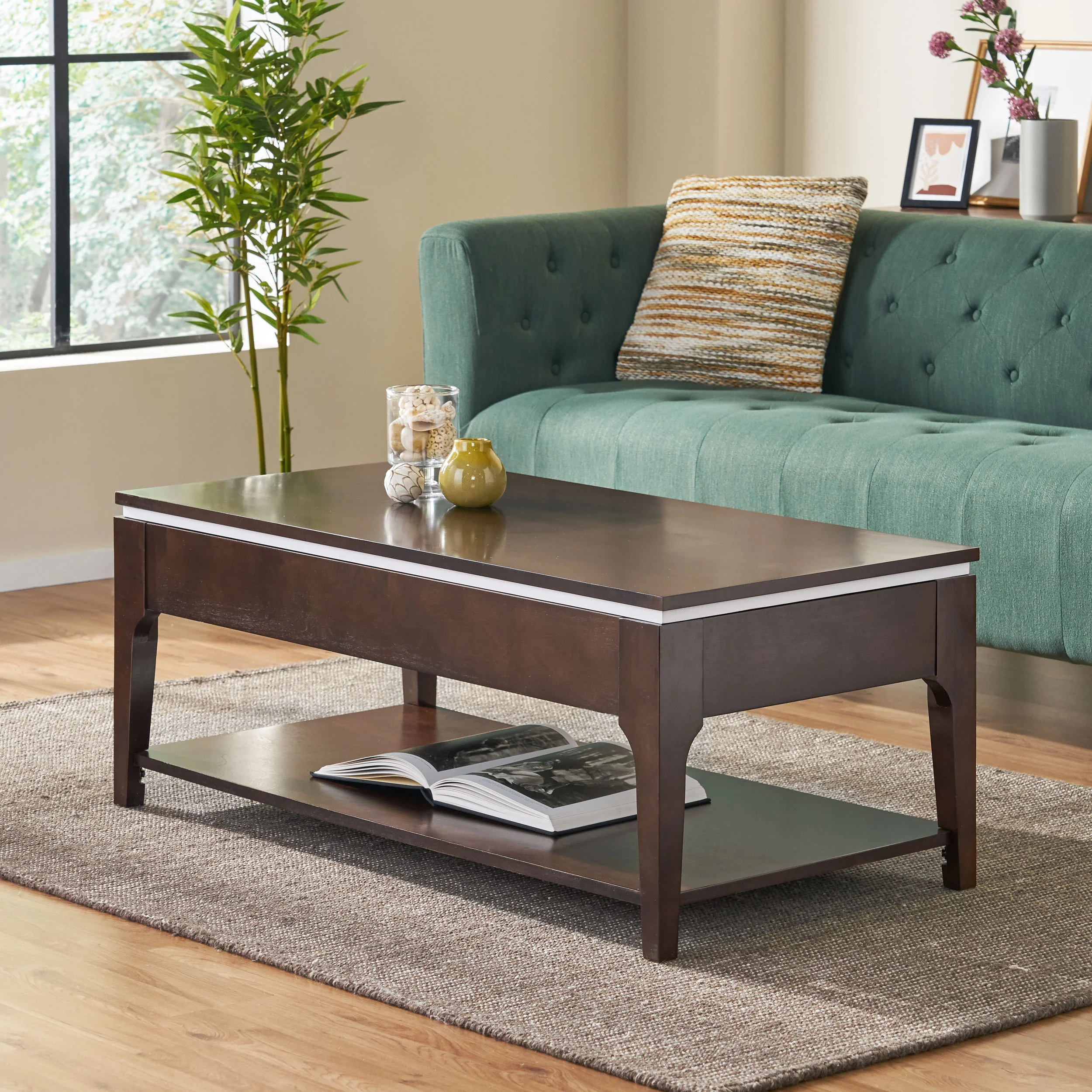 Adeel Transitional Lift-Top Coffee Table - furnishings
