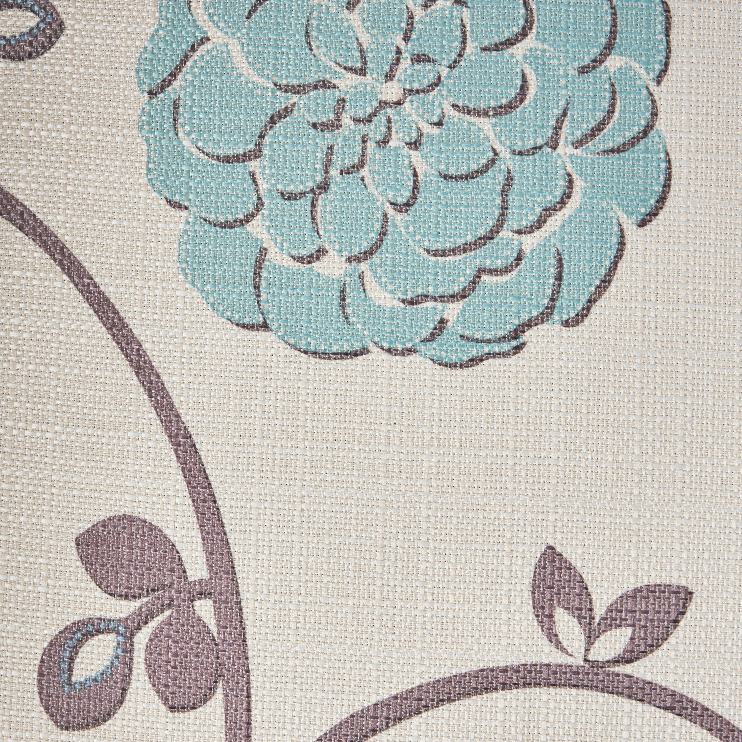 Roseville Scrolled Back Floral Print Fabric Club Chair - furnishings