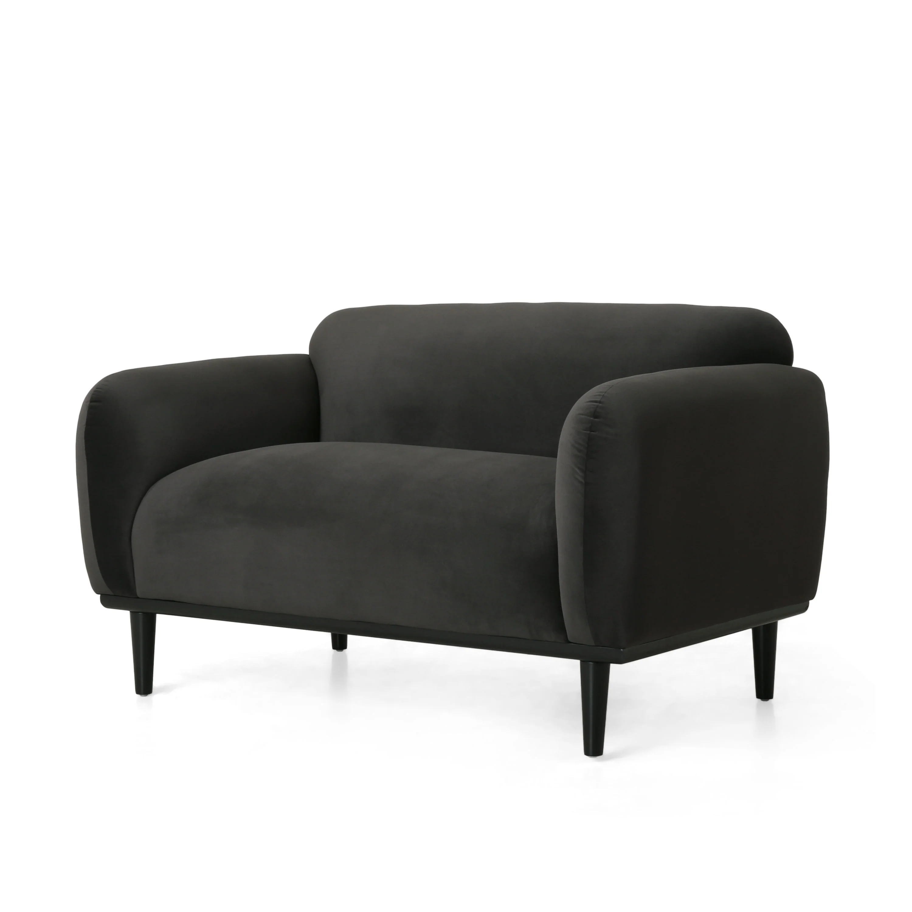 Sandee Contemporary Upholstered Loveseat - furnishings