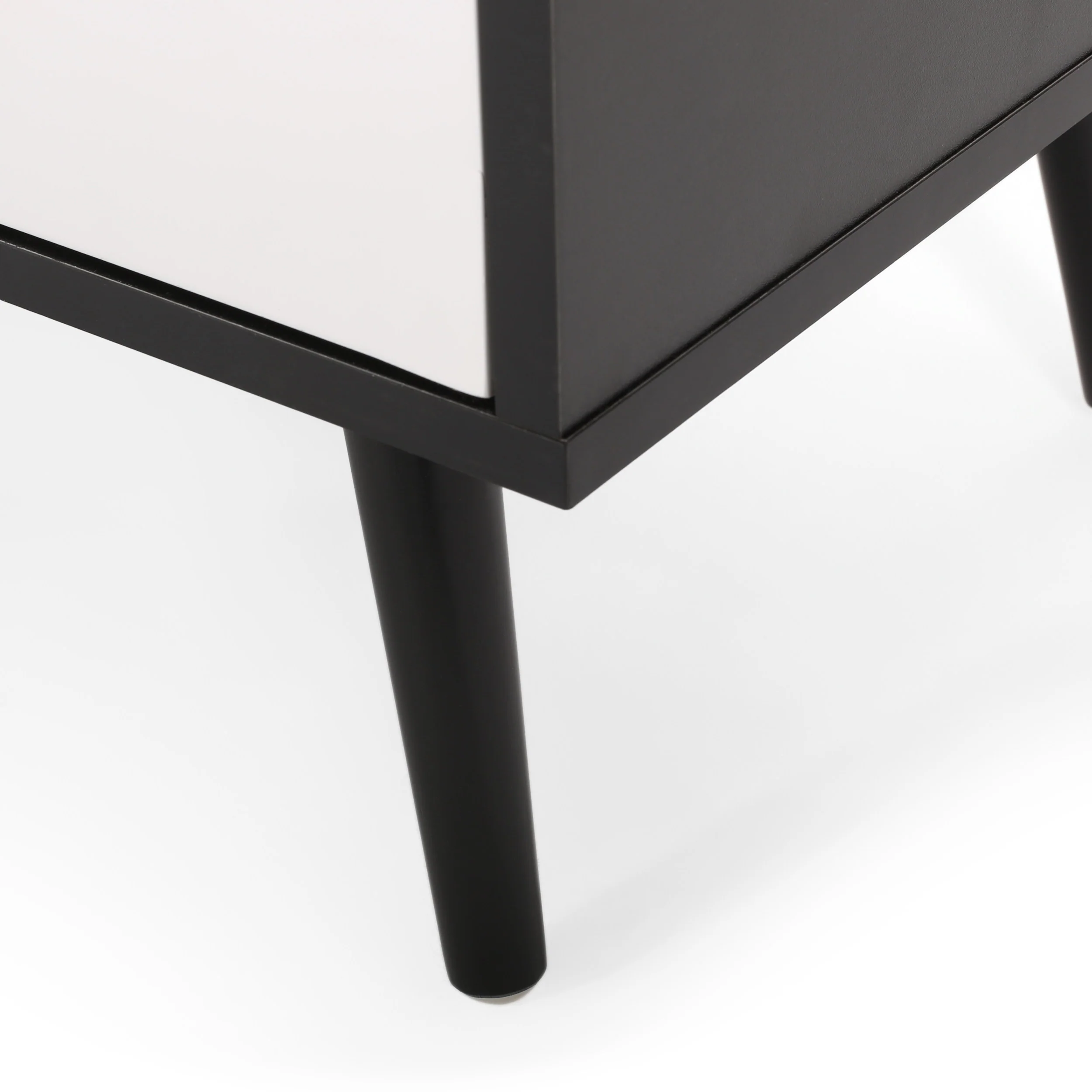 Aaditya Mid Century Modern 2 Cabinets & Shelves TV Stand - furnishings