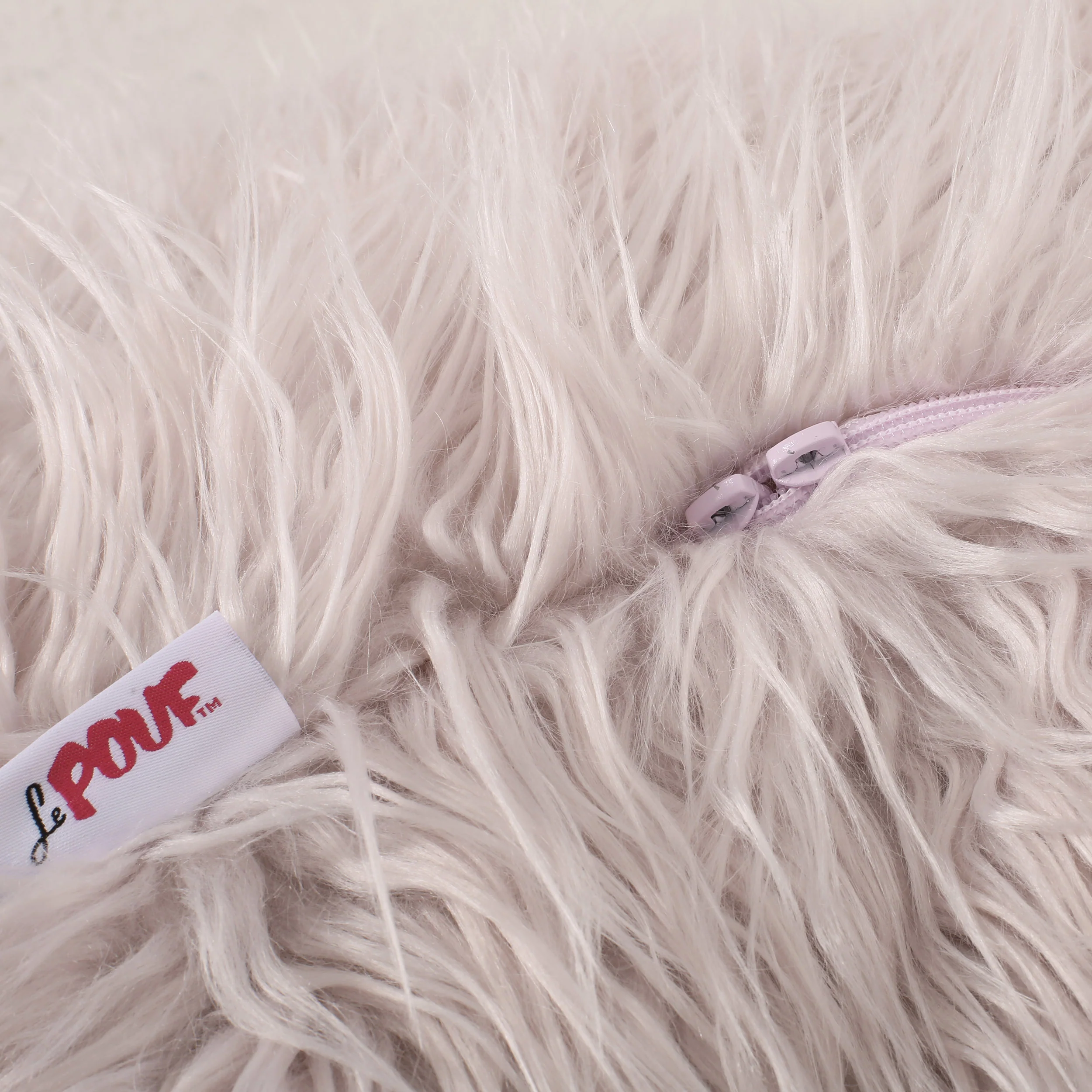 Dundas Modern Glam 3 Foot Faux Fur Bean Bag - furnishings